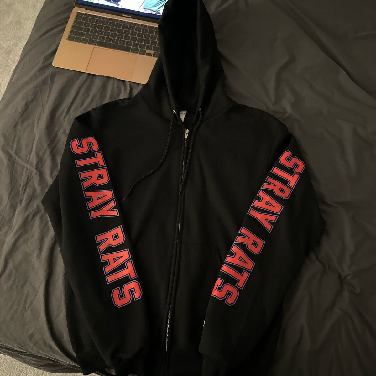 STRAY RATS zip up champion outlet hoodie