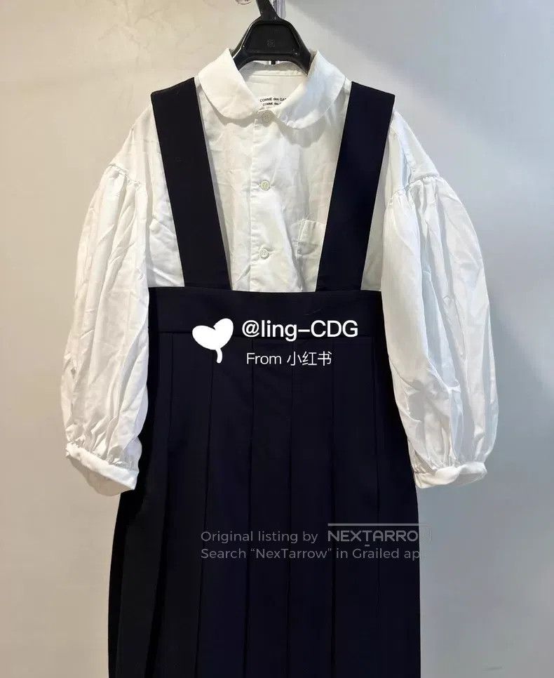 Comme des Garcons Comme des Garcons Puff sleeve shirt with white short sleev Size XS / US 0-2 / IT 36-38 - 4 Thumbnail