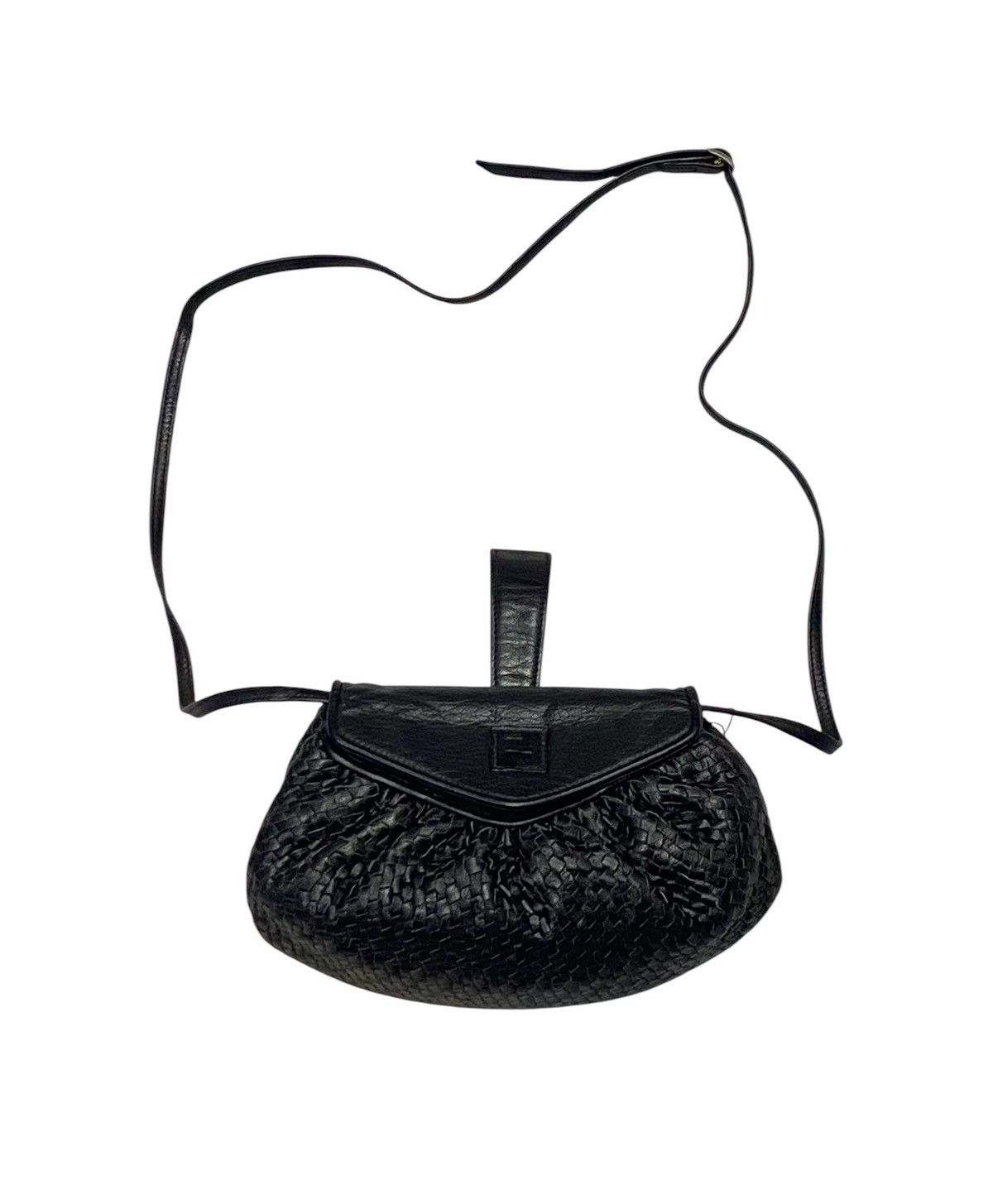 Fendi × Vintage Vintage Fendi lntrecciato Leather Mini Crossbody/Shoulder Size ONE SIZE - 10 Thumbnail