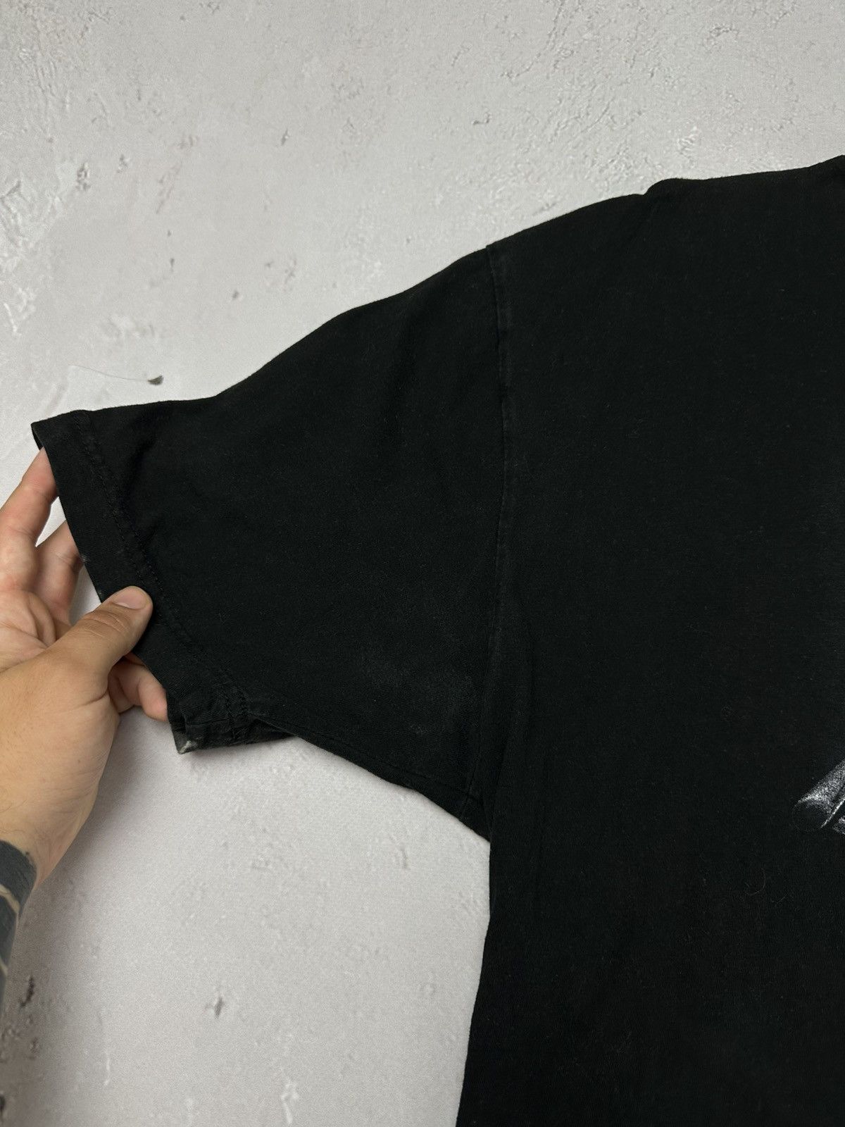 Vintage Vintage Spiral Death On The Moon Rock T Shirt Black XXL Size US XXL / EU 58 / 5 - 5 Thumbnail