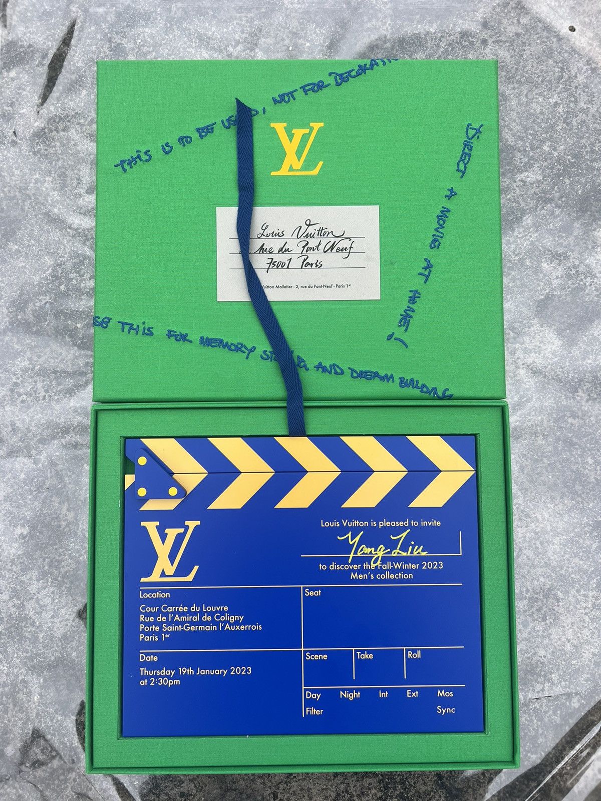 Louis Vuitton Louis Vuitton Paris invitation Size ONE SIZE - 2 Thumbnail