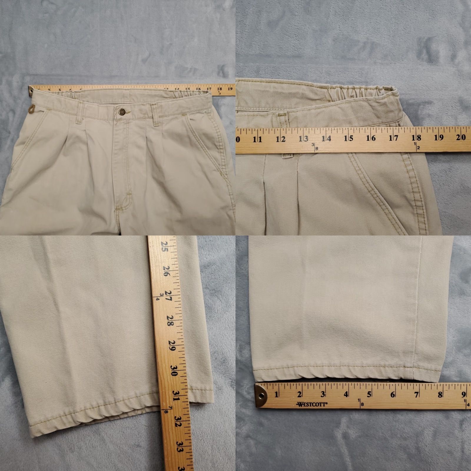 Wrangler VINTAGE Wrangler Pants Mens 36x32 Khakis Pleated Outdoor Comfort Made in USA Y2K Size US 36 / EU 52 - 8 Thumbnail
