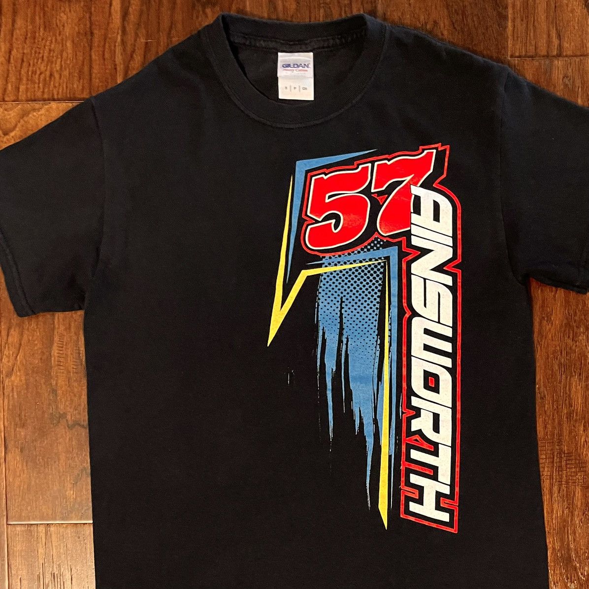 Gildan Vintage 57 Randy Ainsworth Racing Graphic T Shirt Y2K Size US S / EU 44-46 / 1 - 2 Thumbnail