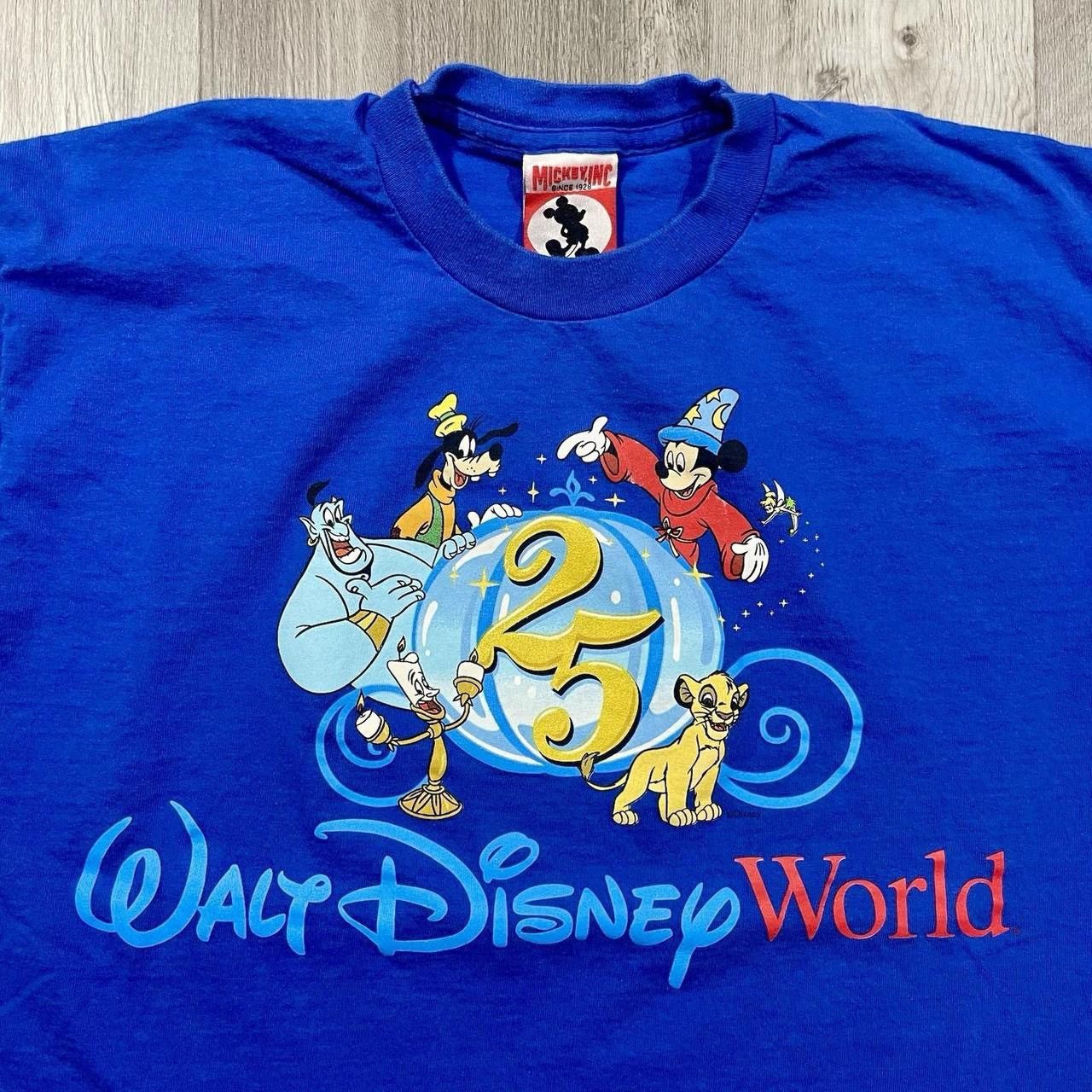 Disney × Mickey Inc × Vintage Vintage 1997 Walt Disney 25th Anniversary Exclusive Tshirt Size US XL / EU 56 / 4 - 3 Thumbnail