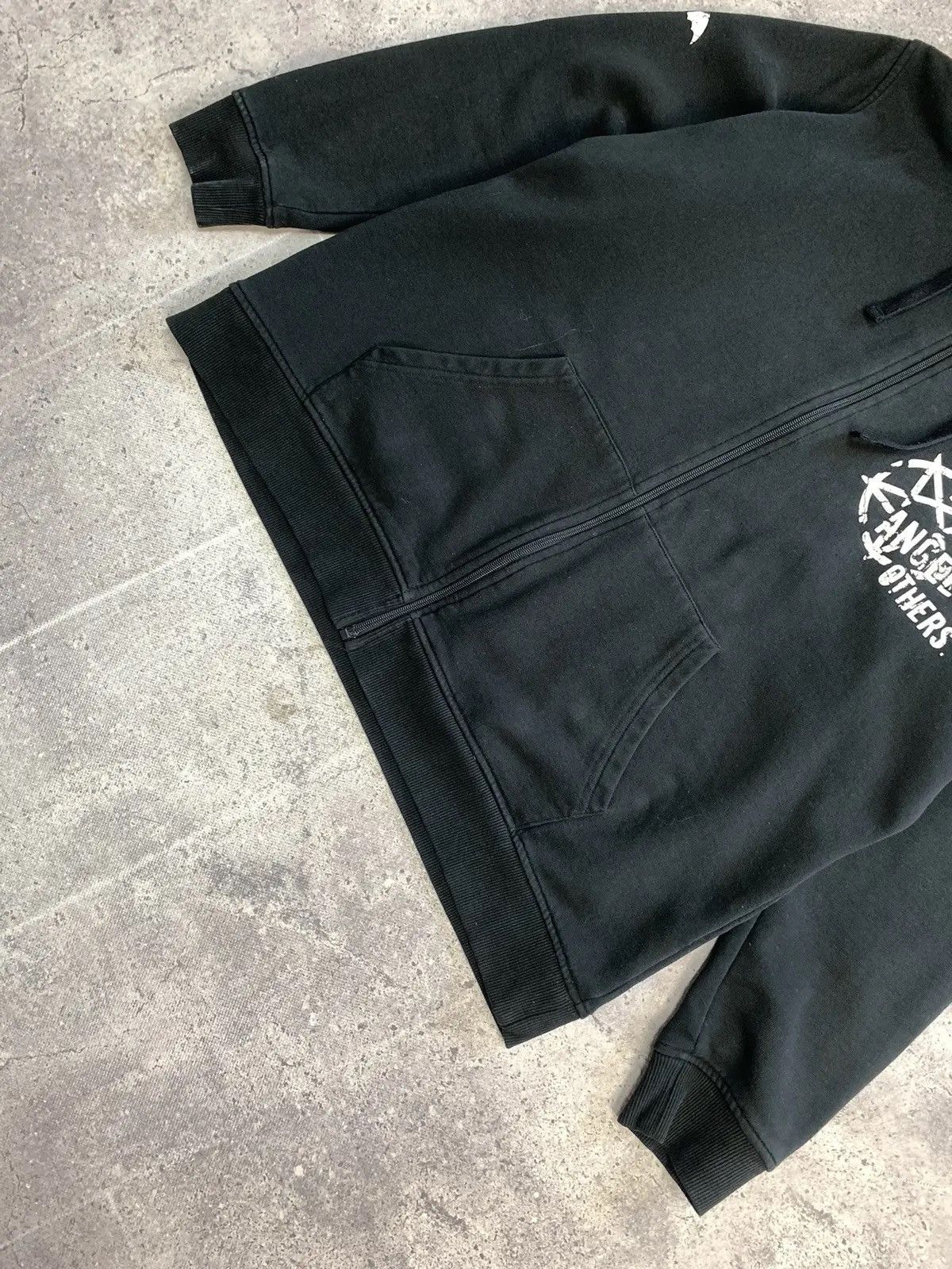 Japanese Brand × Vintage Vintage Hoodie Bones Dragon rock gothic sk8 avangarde Size US M / EU 48-50 / 2 - 5 Thumbnail