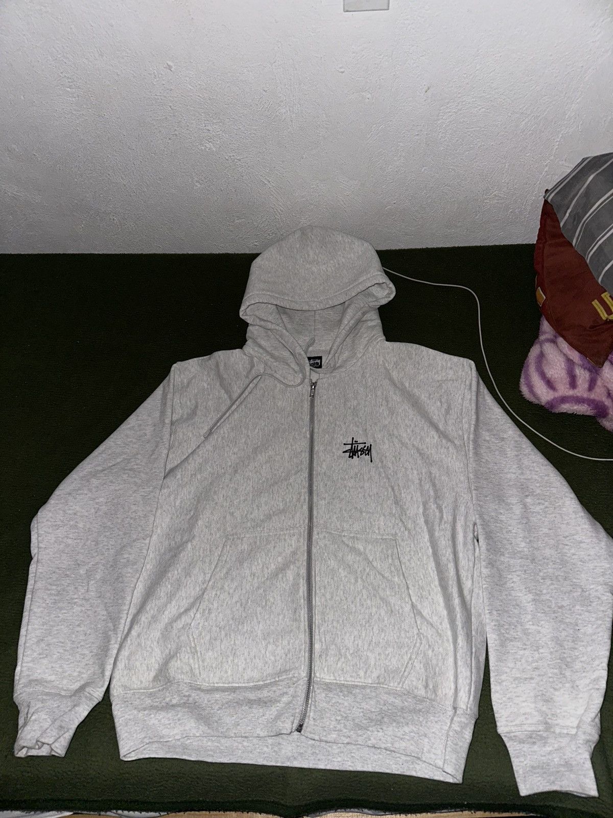 Stussy Stussy hoodie Ash leather Size L Size US L / EU 52-54 / 3 - 2 Thumbnail