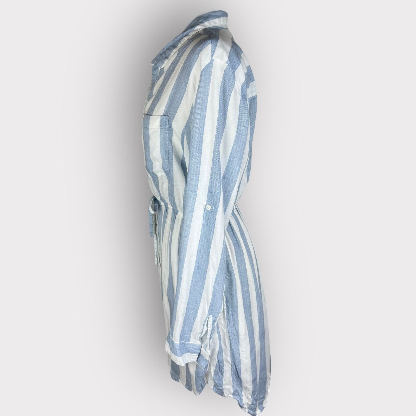 Nordstrom Japna | Striped Midi Dress with Pockets | Medium Size M / US 6-8 / IT 42-44 - 2 Thumbnail