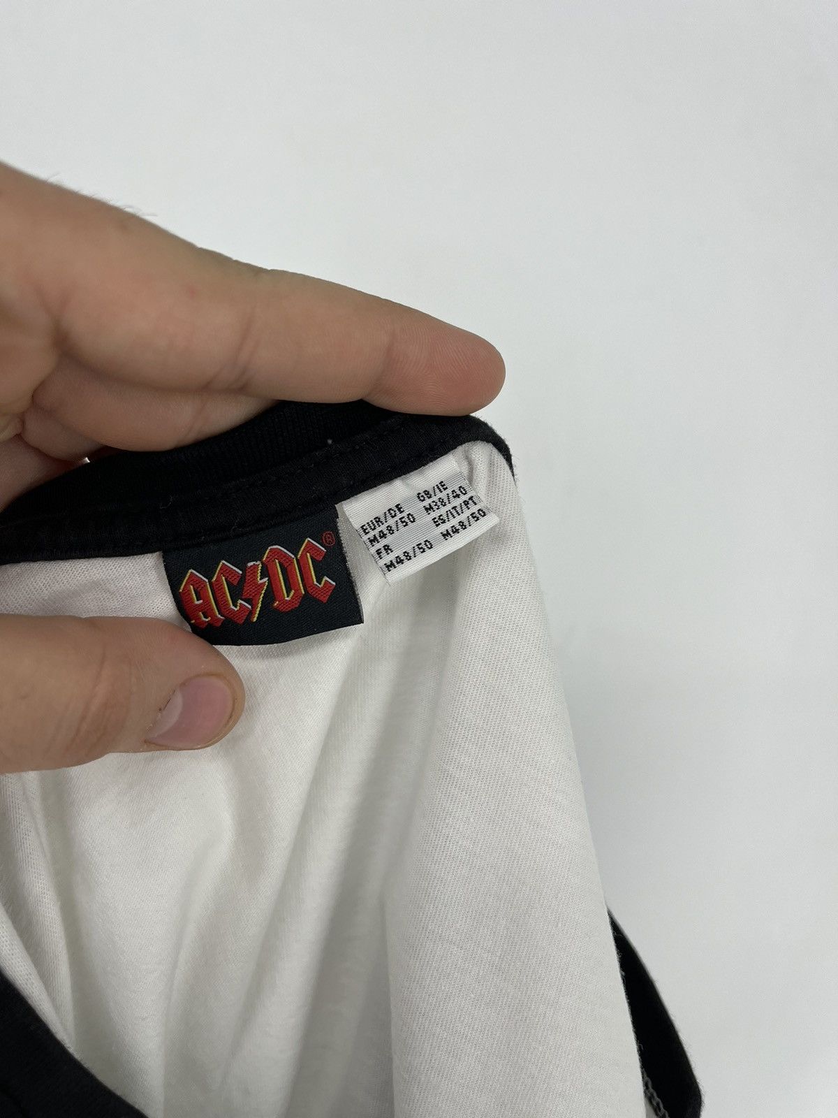 AC/DC × Band Tees Vintage Y2K AC/DC ACDC Big Logo High Voltage Band Tee Size US M / EU 48-50 / 2 - 9 Thumbnail