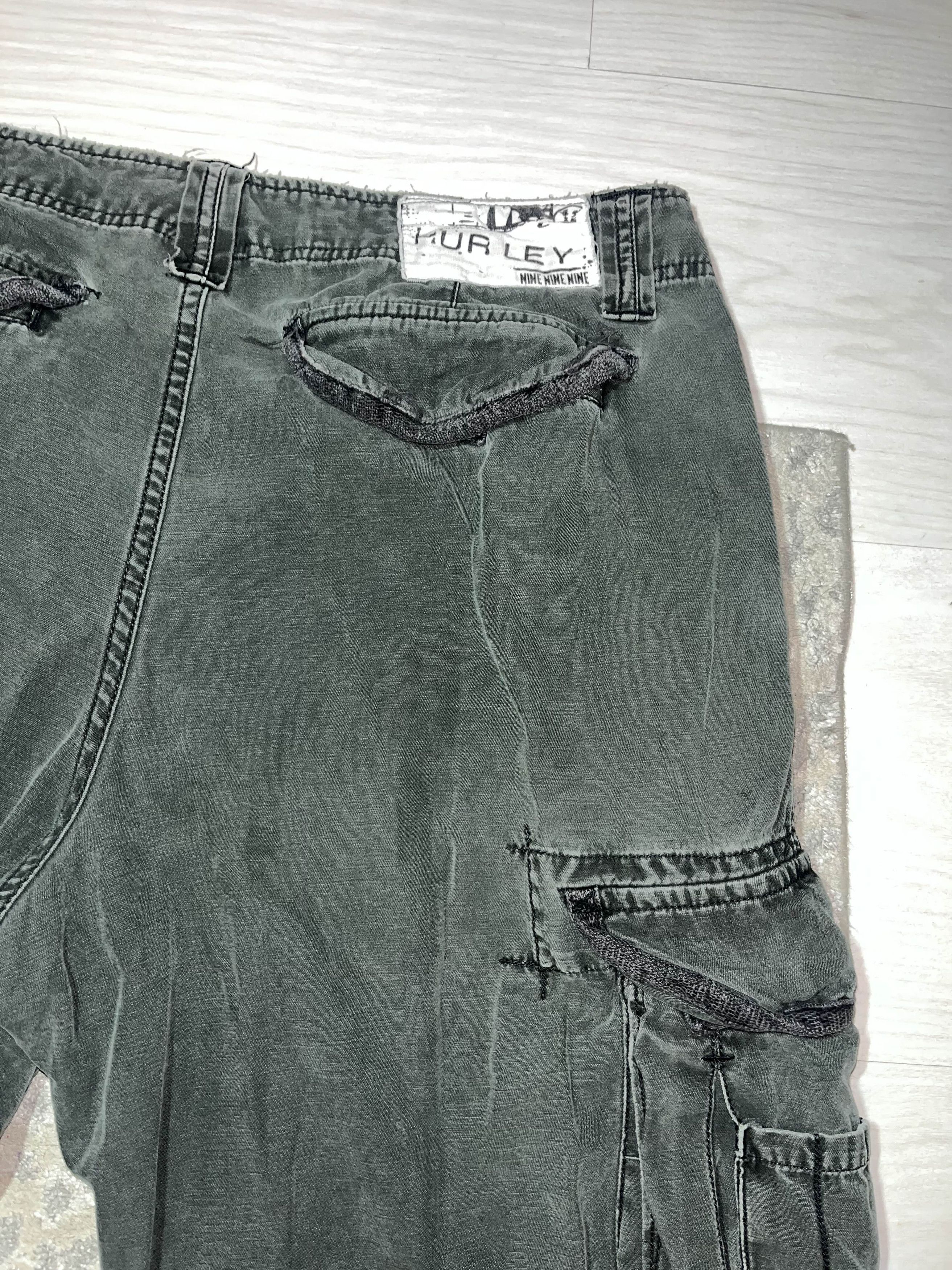 Hurley × Vintage Vintage 90s / Y2k Hurley Baggy Cargo Pants Size US 34 / EU 50 - 6 Thumbnail