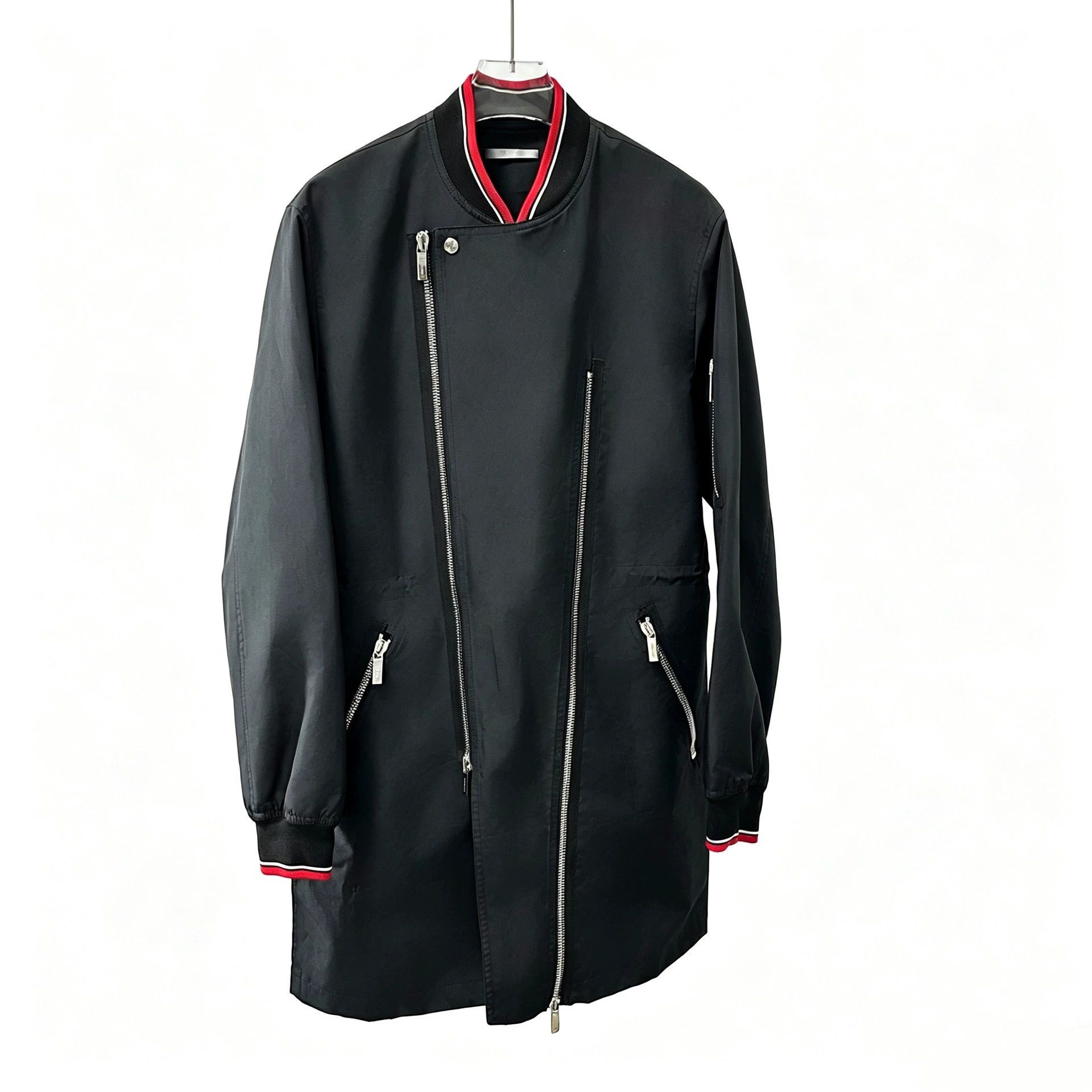 Dior Dior Color Blocked Irregular Zipper Coat 44 Size US S / EU 44-46 / 1 - 1 Thumbnail