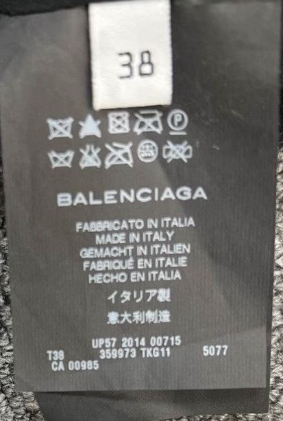 Balenciaga Balenciaga Black Velvet Heavy Embroidery Short Sleeve K12 Size XS / US 0-2 / IT 36-38 - 7 Thumbnail