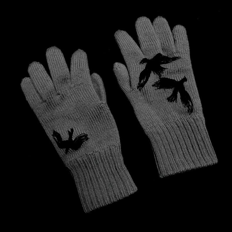 Yohji Yamamoto Yohji Yamamoto 11aw Crow Wool Gloves 2505-Nextarrow Size ONE SIZE - 1 Thumbnail