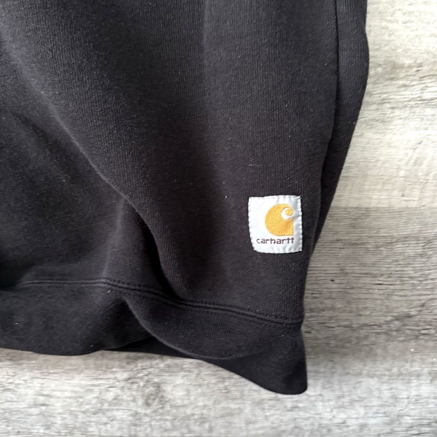 Carhartt Carhartt Logo Pullover Sweatshirt Mens Large Tall Black Crew Neck Long Sleeve Size US L / EU 52-54 / 3 - 2 Thumbnail