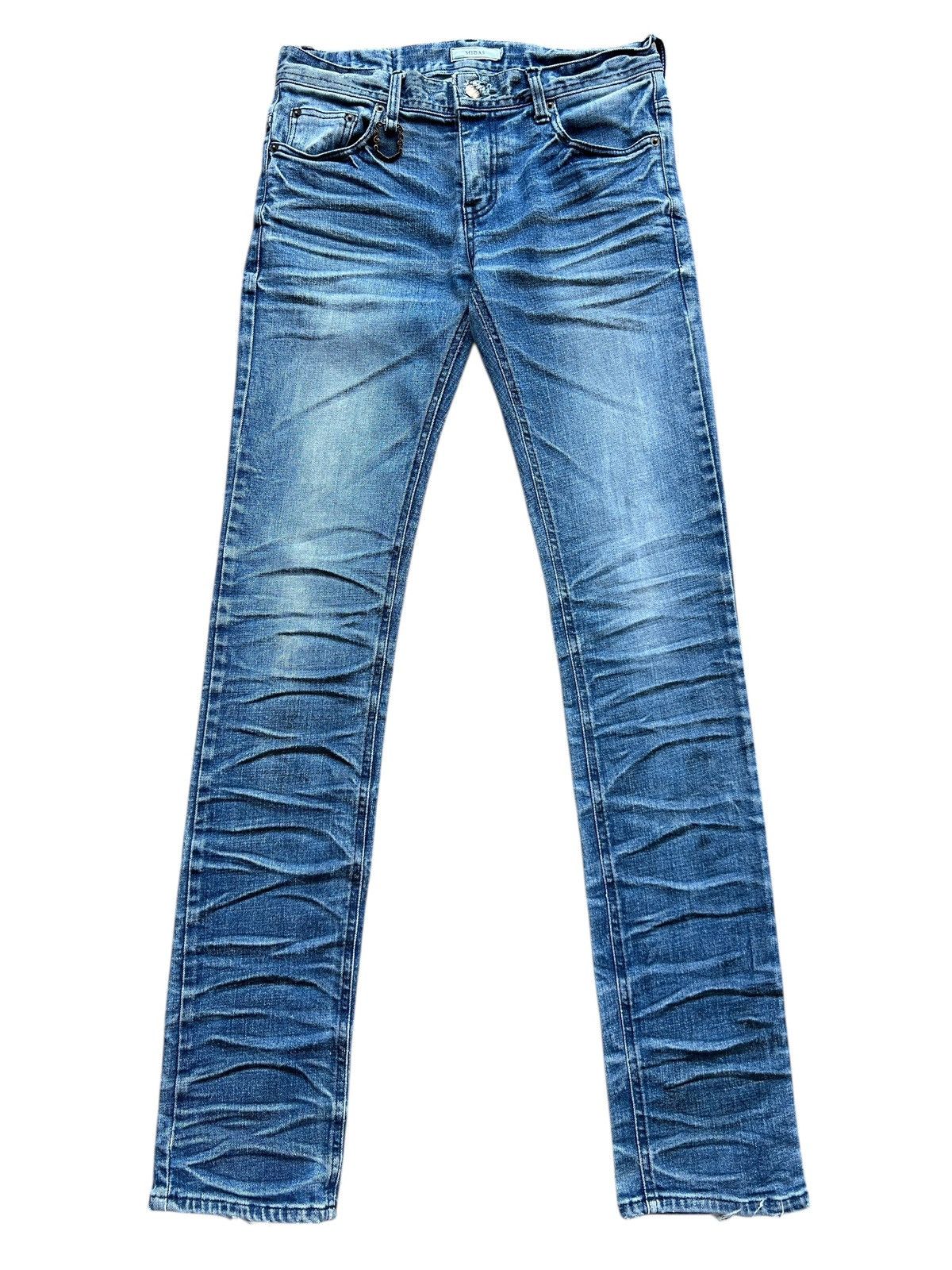 GOSTAR DE FUGA Midas Skinny Fit Stretched Denim Jeans 32x35 Size US 32 / EU 48 - 2 Thumbnail