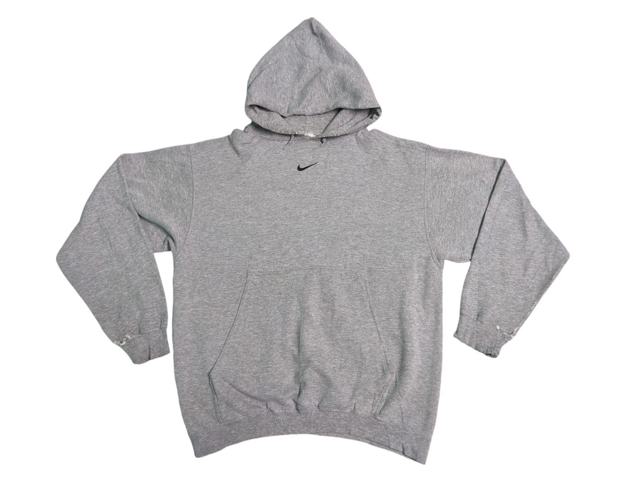 Nike × Vintage 90s VINTAGE NIKE CENTER LOGO PULLOVER HOODIE TRAVIS SCOTT Size US M / EU 48-50 / 2 - 1 Thumbnail