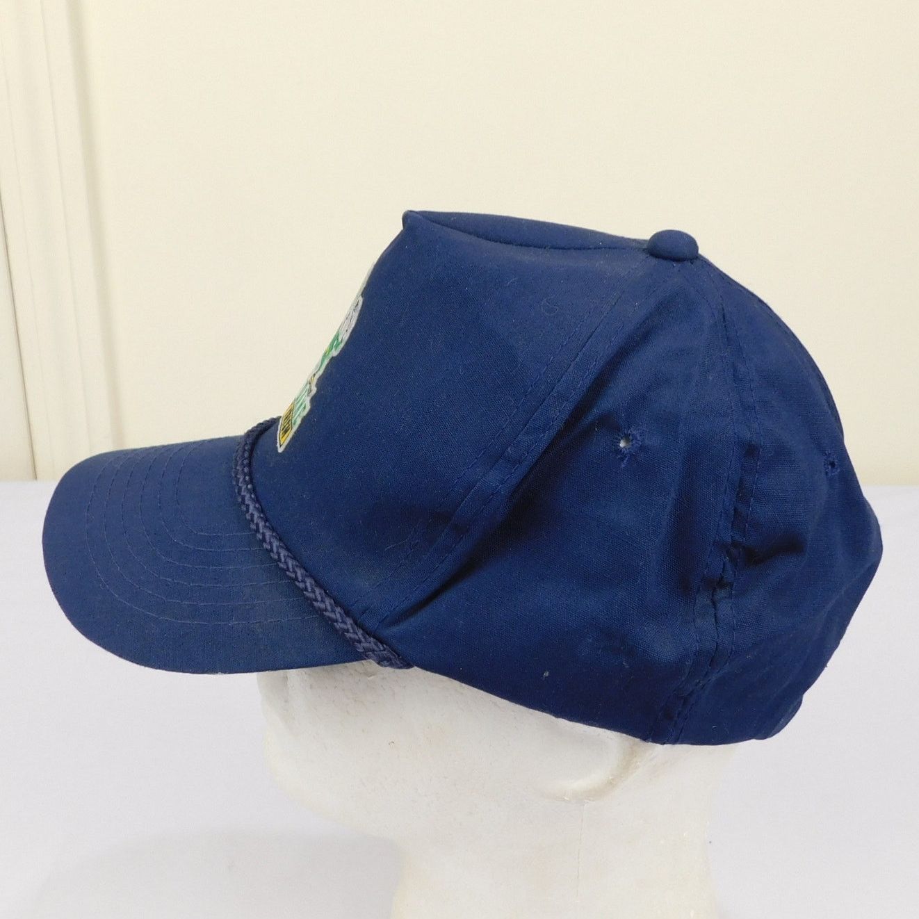 NCAA 80s Notre Dame Fightin' Irish Rope Brim Snapback Hat Size ONE SIZE - 3 Thumbnail