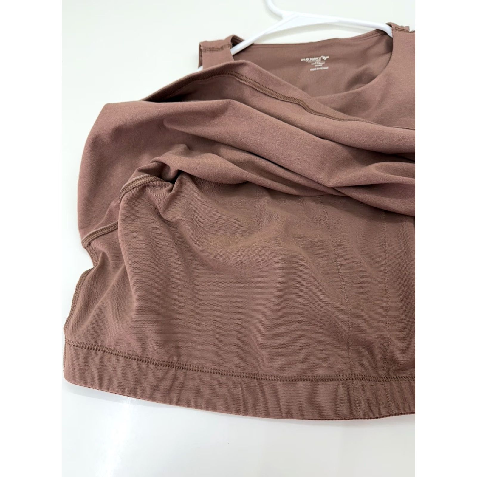 Old Navy Old Navy Tank Top Womens Active XXL Brown Powerchill Light Support Sleeveless Tank Top Regular Fit Shirts Size XXL / US 16-18 / IT 52-54 - 5 Thumbnail