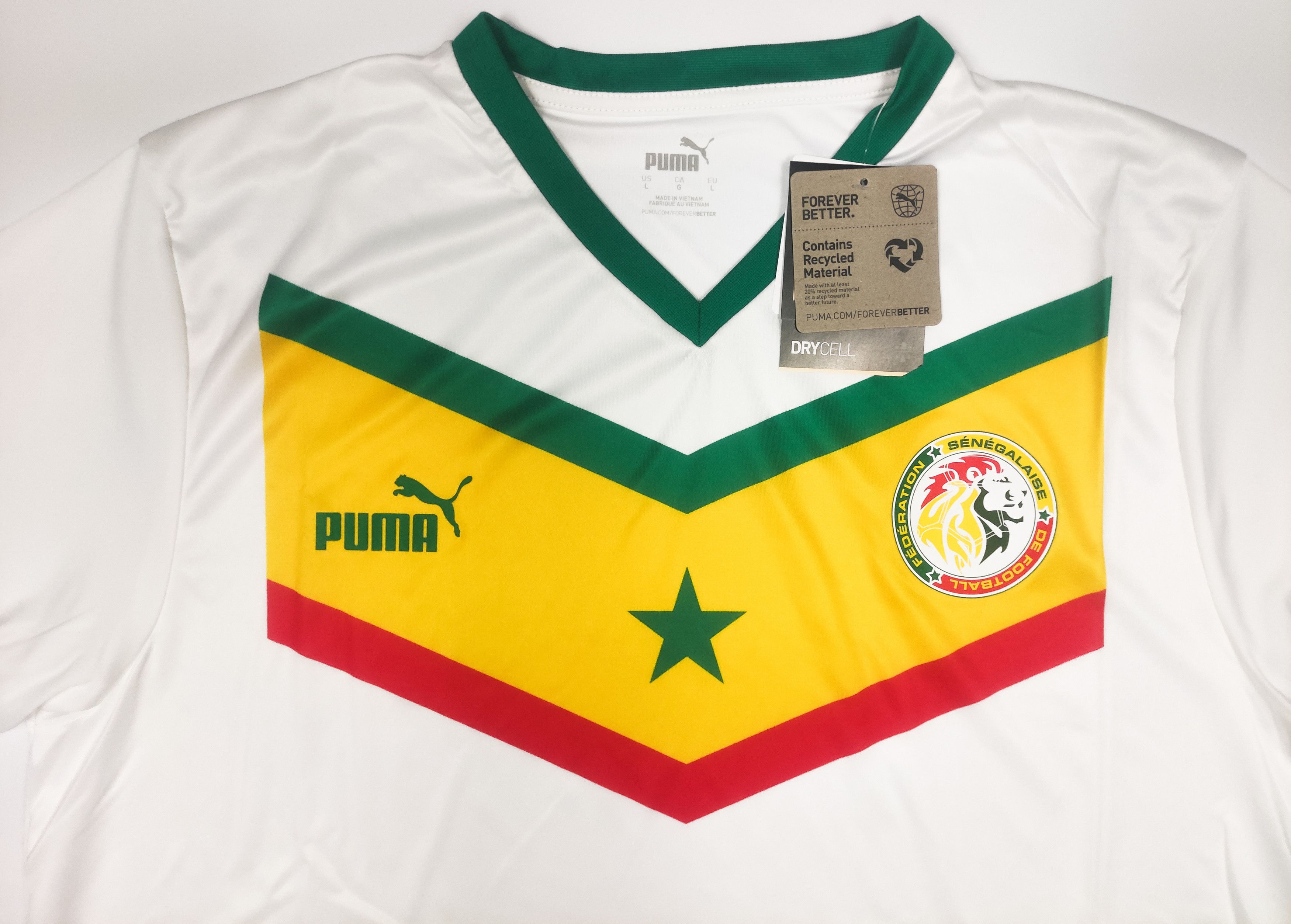 Puma BNWT Senegal 2022 2023 Puma Home Shirt Size US L / EU 52-54 / 3 - 7 Thumbnail
