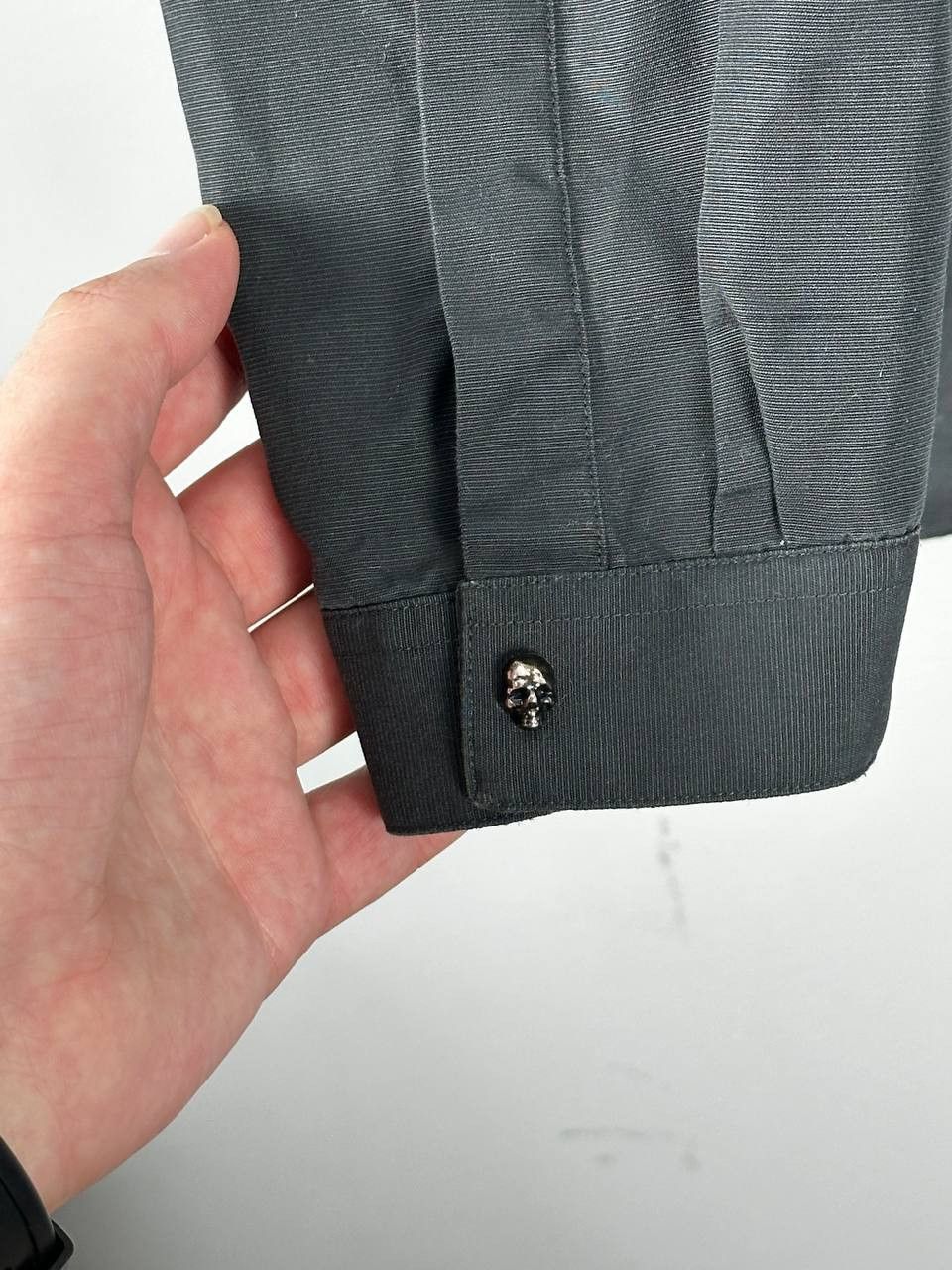 The Kooples The Kooples Mao collar Skull Button Long Sleeve Shirt Size US M / EU 48-50 / 2 - 8 Thumbnail