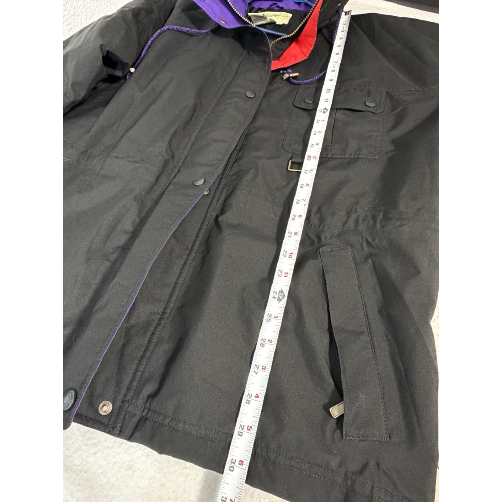 Eddie Bauer Eddie Bauer Women's Jacket Parka L Black Goretex Insulated Ultrex All Weather Hooded Zip Pakra Coat polyester nylon lining Size L / US 10 / IT 46 - 2 Thumbnail