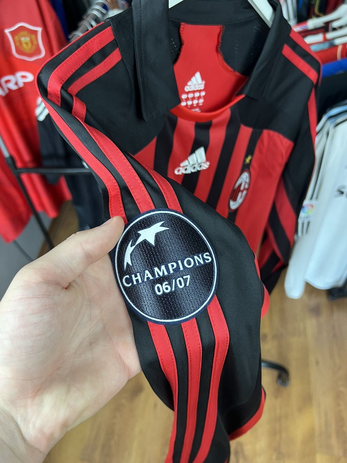 Adidas Jersey Adidas Milan 2007/08 Kaká #8 Size US L / EU 52-54 / 3 - 4 Thumbnail