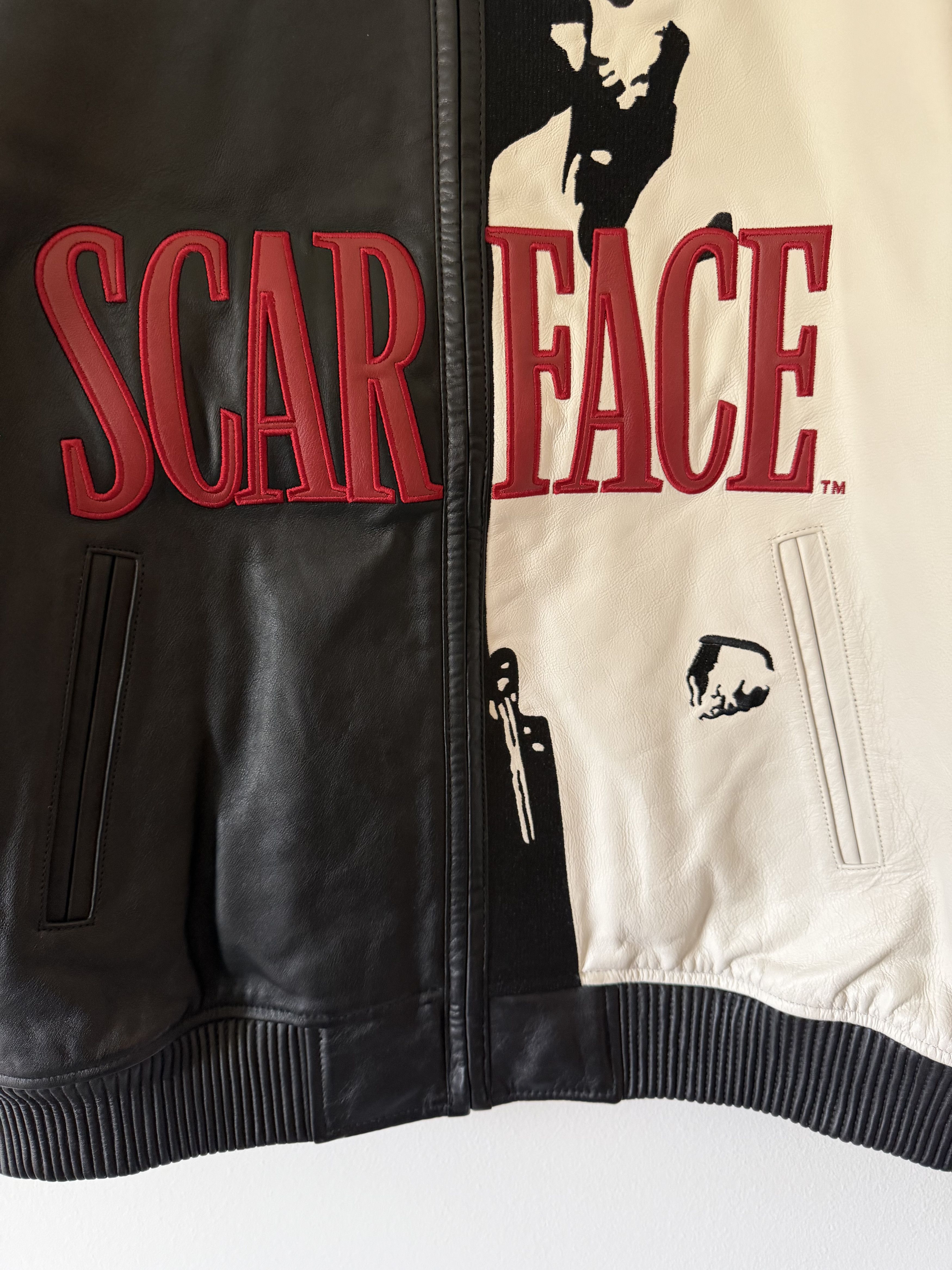 Supreme Supreme Scarface Embroidered Leather Jacket in Black Size US XL / EU 56 / 4 - 3 Thumbnail