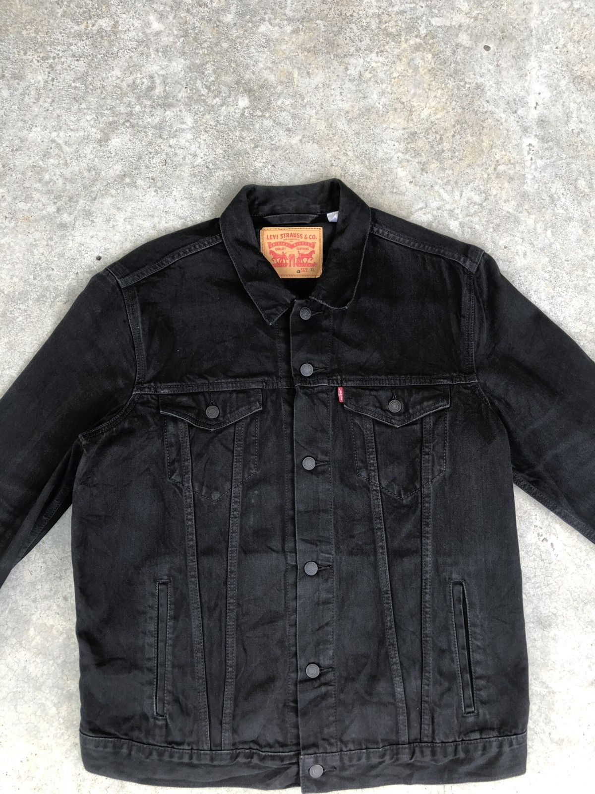 Levi's Y2k Levi’s Denim Jacket Distressed Size US XL / EU 56 / 4 - 3 Thumbnail