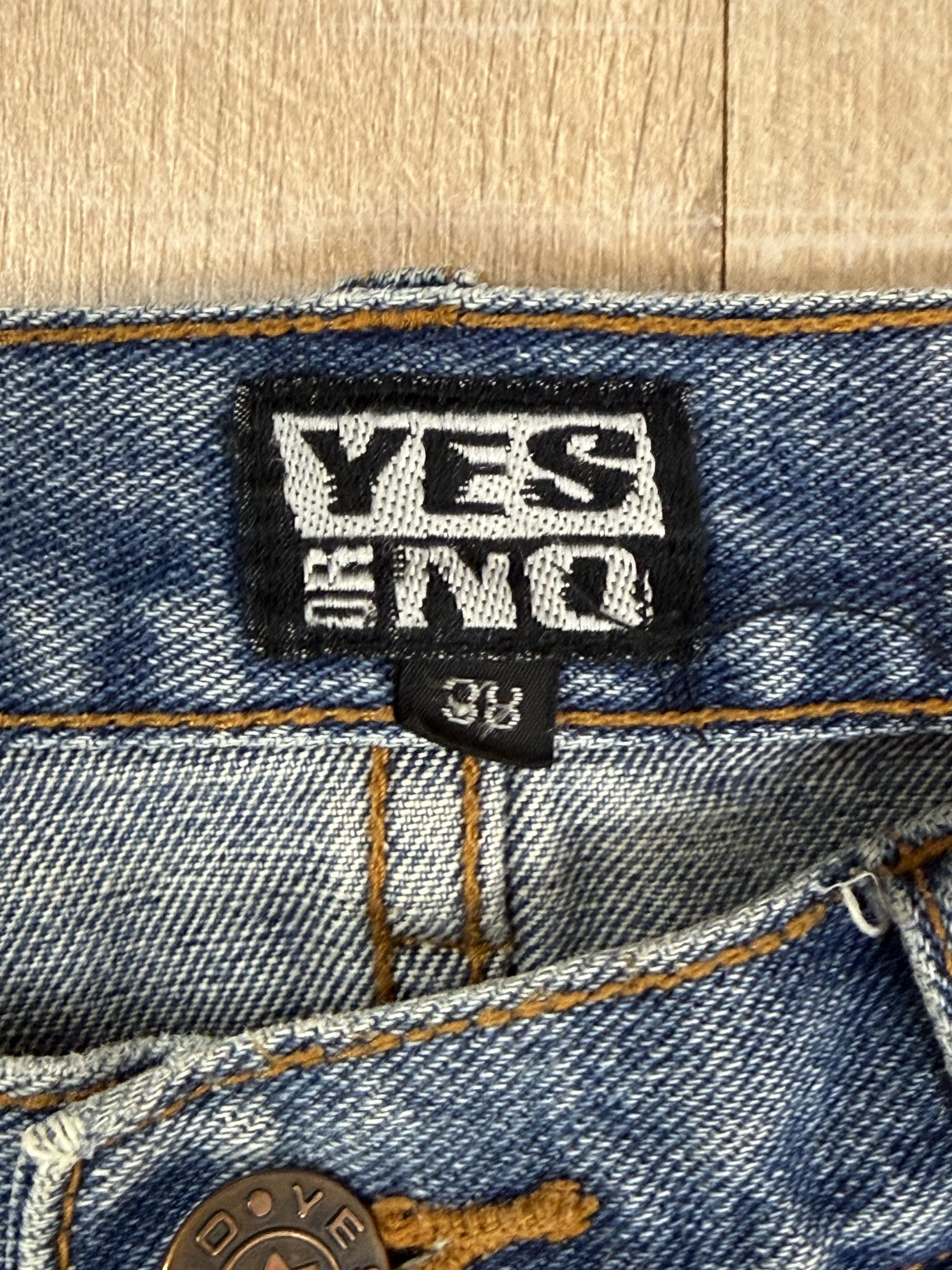 Vintage Yes Or No Extreme Fit Denim Red Henna Print All Round Size 32" / US 10 / IT 46 - 5 Thumbnail
