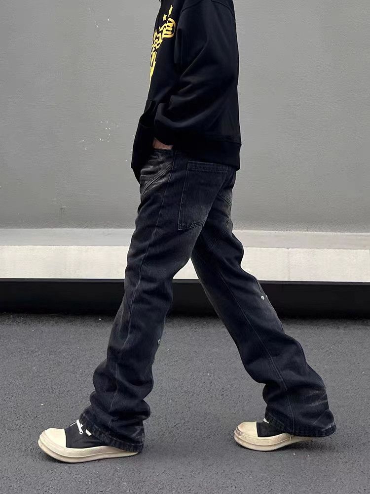 Japanese Brand × Jean Vintage washed straight leg versatile jeans Size US 30 / EU 46 - 3 Thumbnail