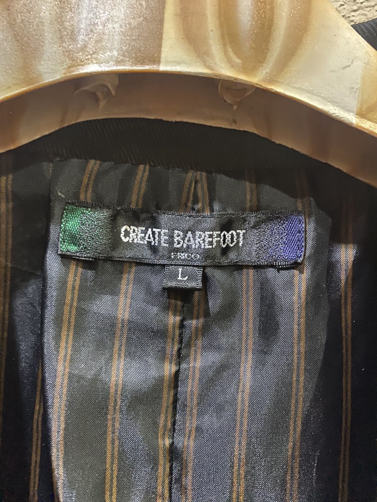 Japanese Brand Create Barefoot Denim Coat Jacket Size US L / EU 52-54 / 3 - 9 Thumbnail