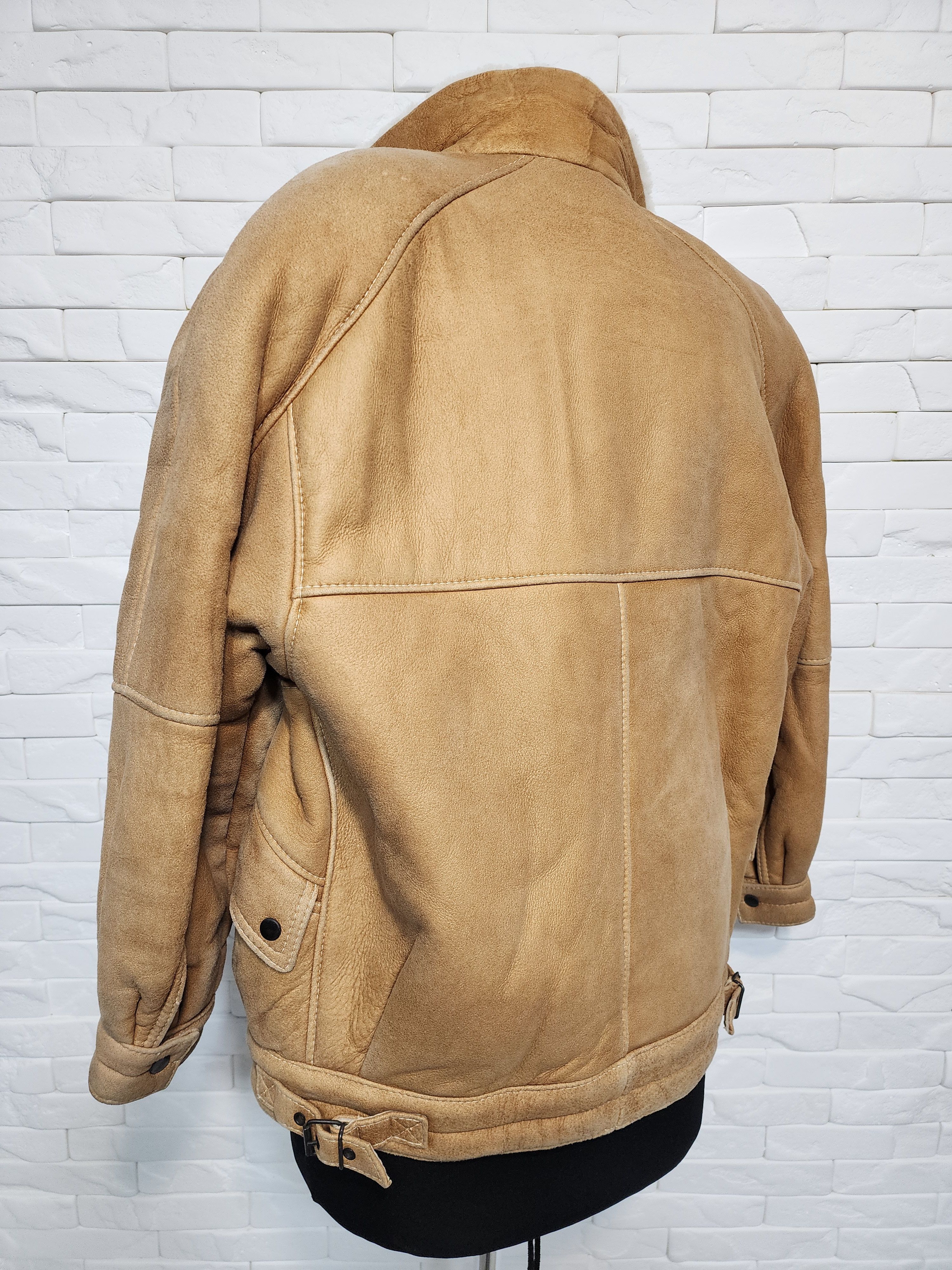 Uniqlo Brown Women's Sheepskin Jacket: Size XL / US 12-14 / IT 48-50 - 7 Thumbnail