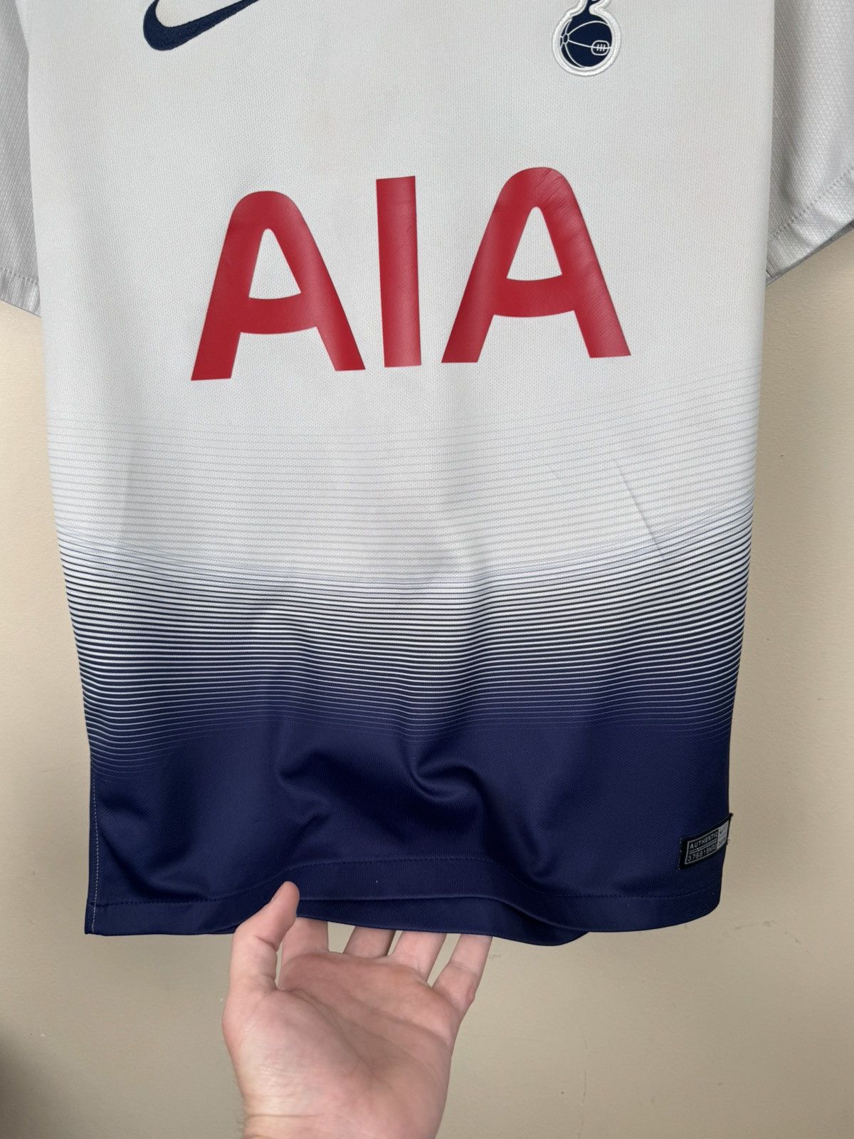 Nike Nike Tottenham 2018-2019 Home Soccer Jersey Men's S Back Size US S / EU 44-46 / 1 - 7 Thumbnail