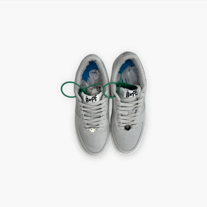 Bape ABATHINGAPE low-top sneaker men's grey-green Size US 8 / EU 41 - 7 Thumbnail