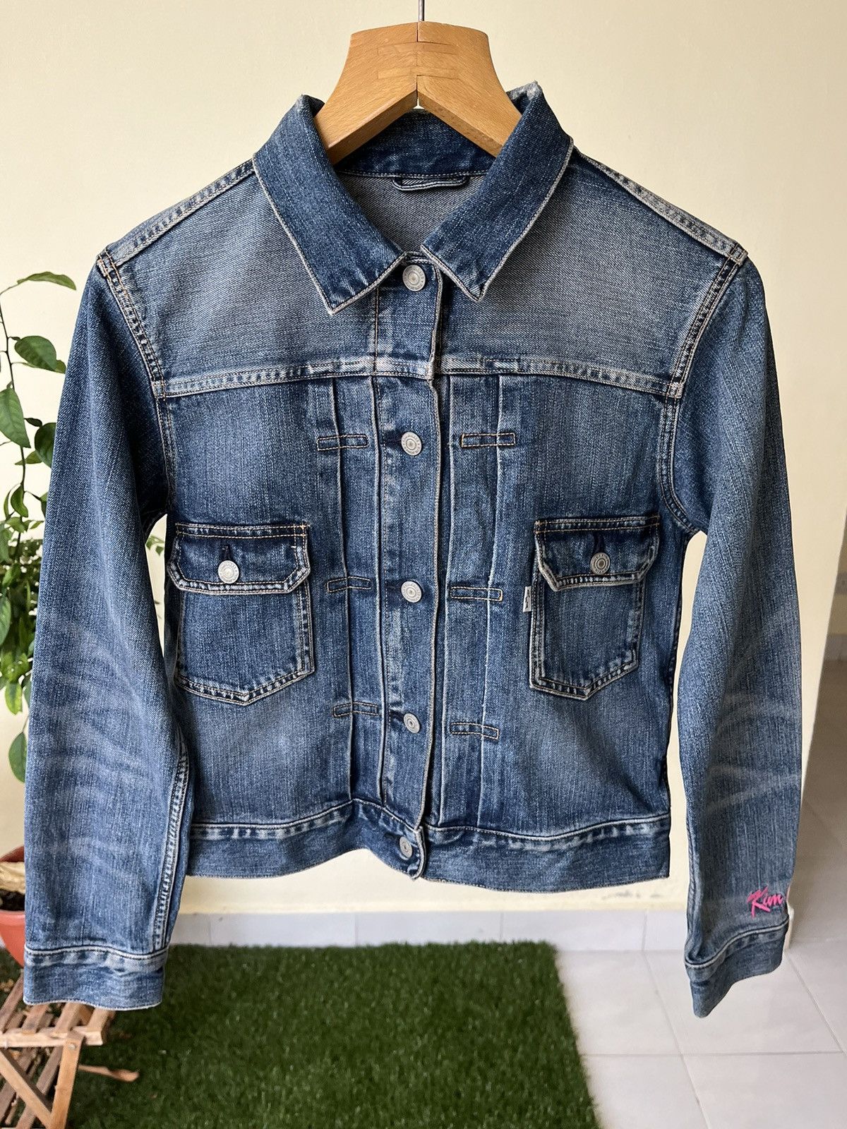 Kim Jones Kim Jones GU Denim Jacket Size XS / US 0-2 / IT 36-38 - 3 Thumbnail