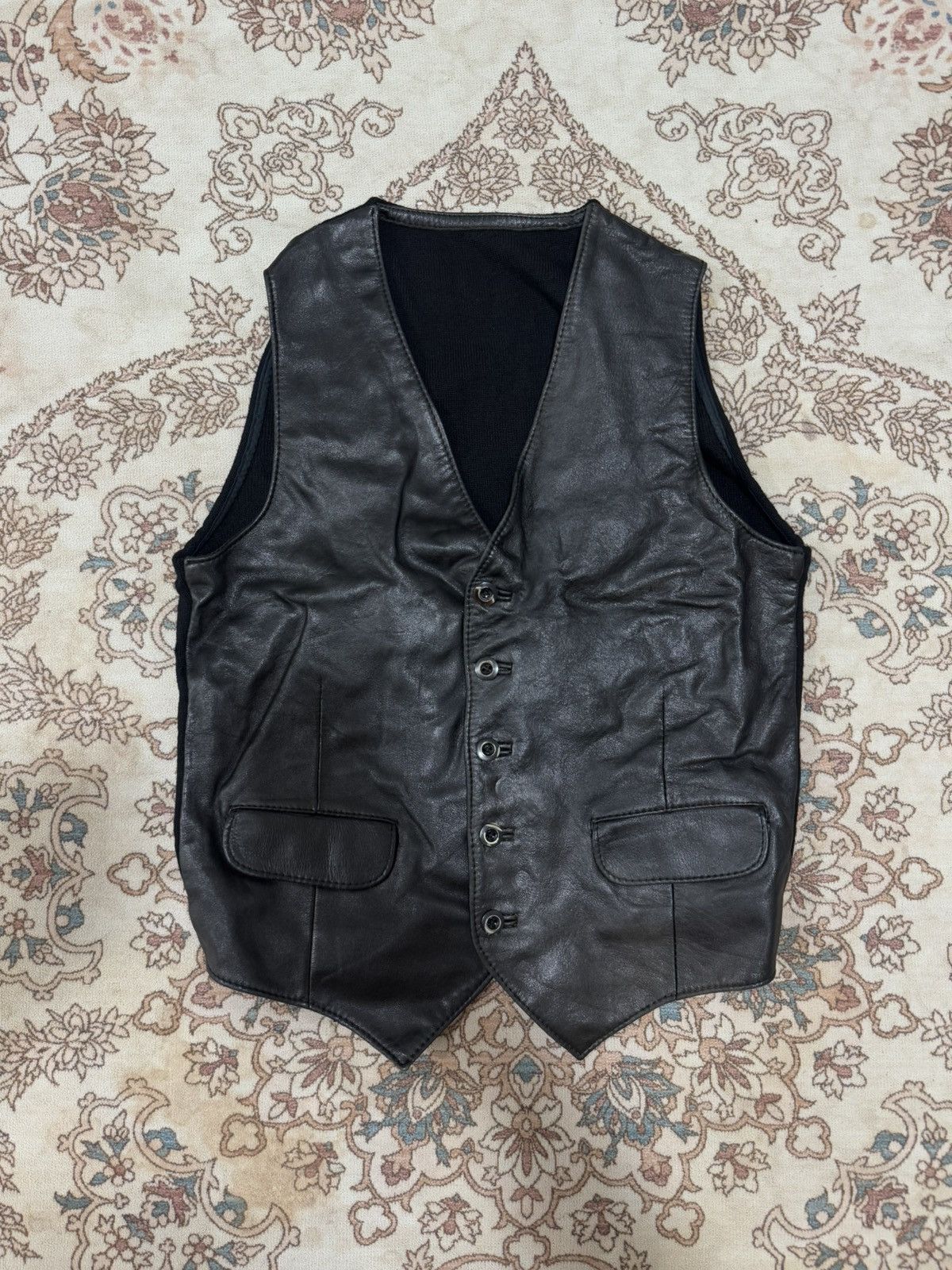 Vintage Pioneer Leather Vest