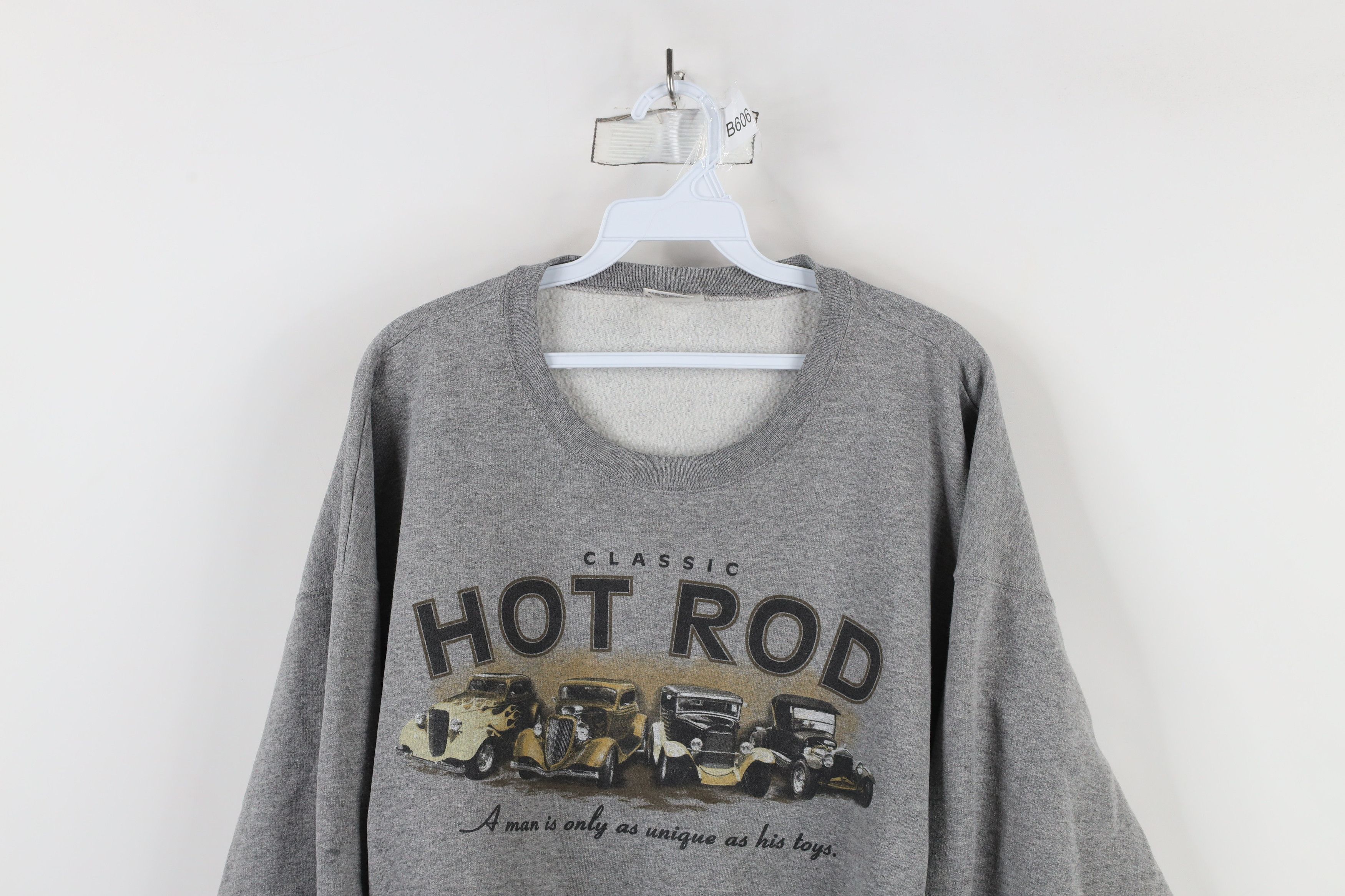 Vintage Vintage 90s Y2K Streetwear Classic Hot Rod Car Sweatshirt Size US XXL / EU 58 / 5 - 2 Thumbnail