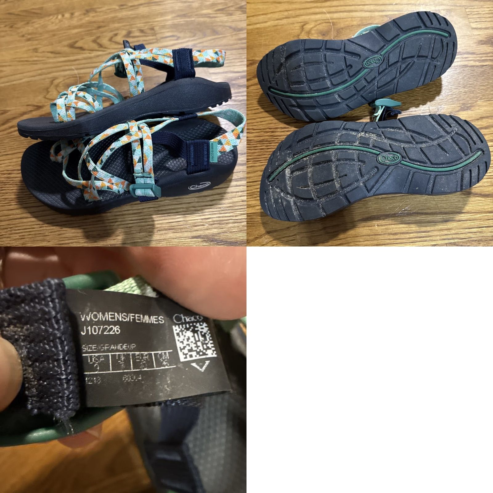Chaco Chaco Z/Cloud X2 Site 9 Speck Katdid Womens Sandals Size US 9 / IT 39 - 8 Thumbnail