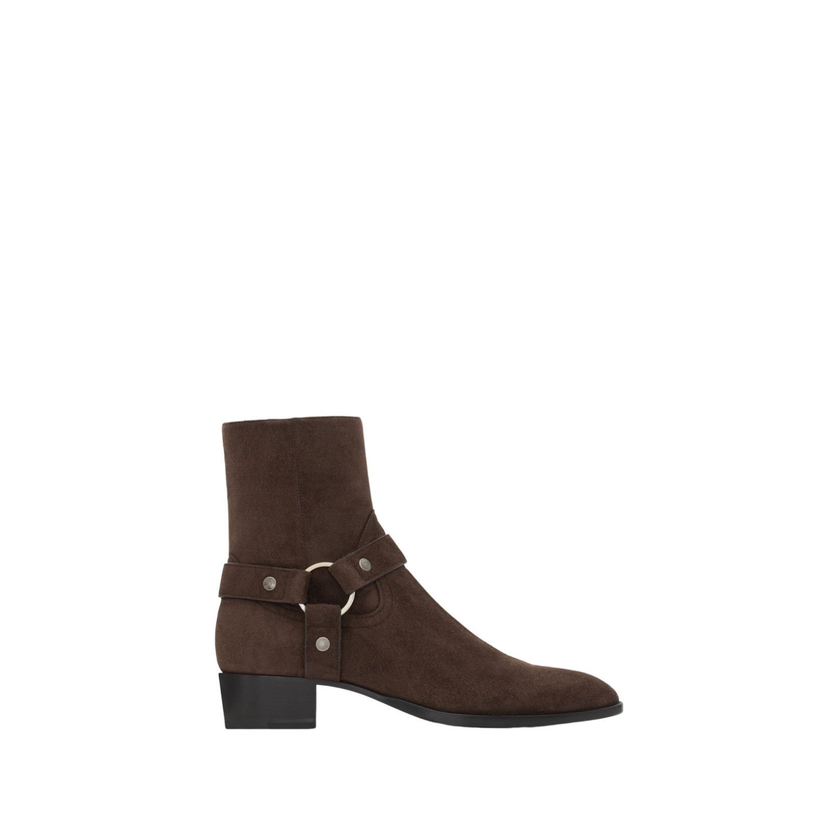 Hedi Slimane × Saint Laurent Paris FW13 Chocolate suede harness