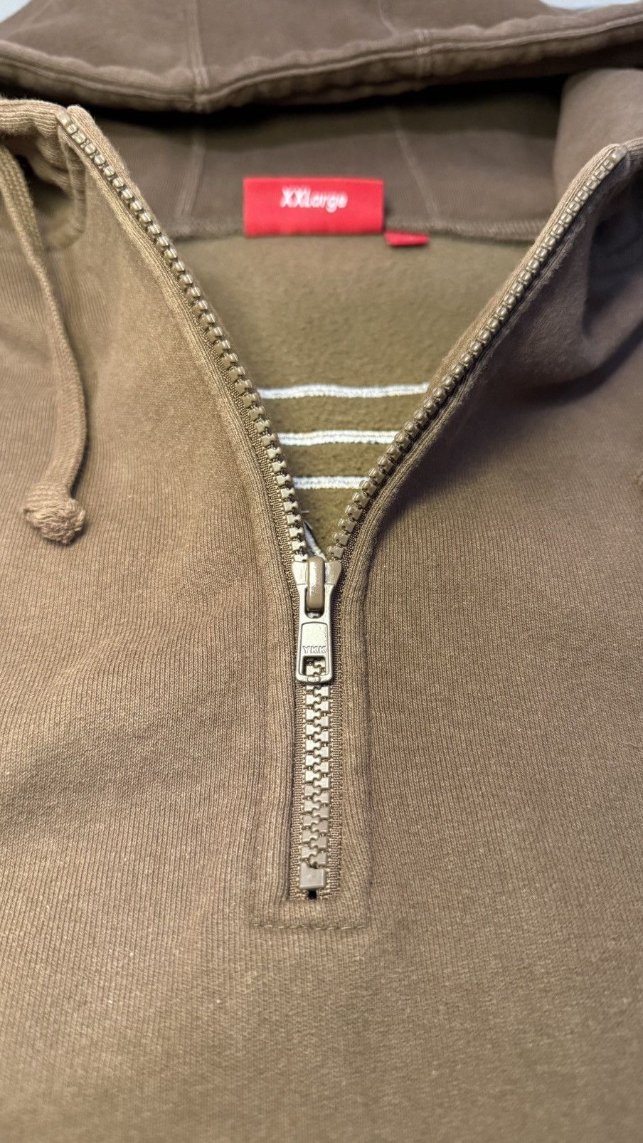 Supreme Supreme Wrapped Half Zip Hooded Sweatshirt Size US XXL / EU 58 / 5 - 5 Thumbnail