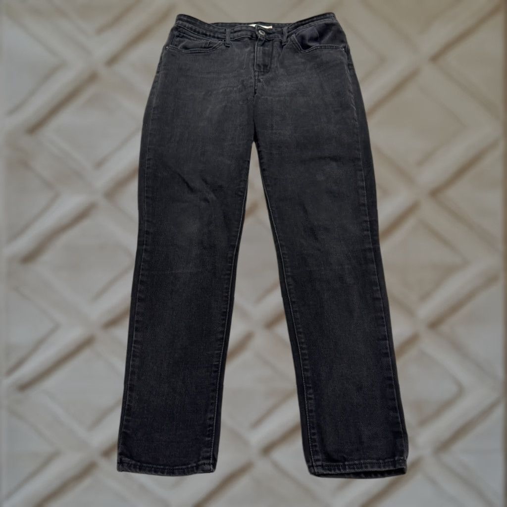 Levi's Levi's Jeans Womens 30 Black Washed Stretch 721 High Rise Skinny Denim Size 30" / US 8 / IT 44 - 1 Thumbnail