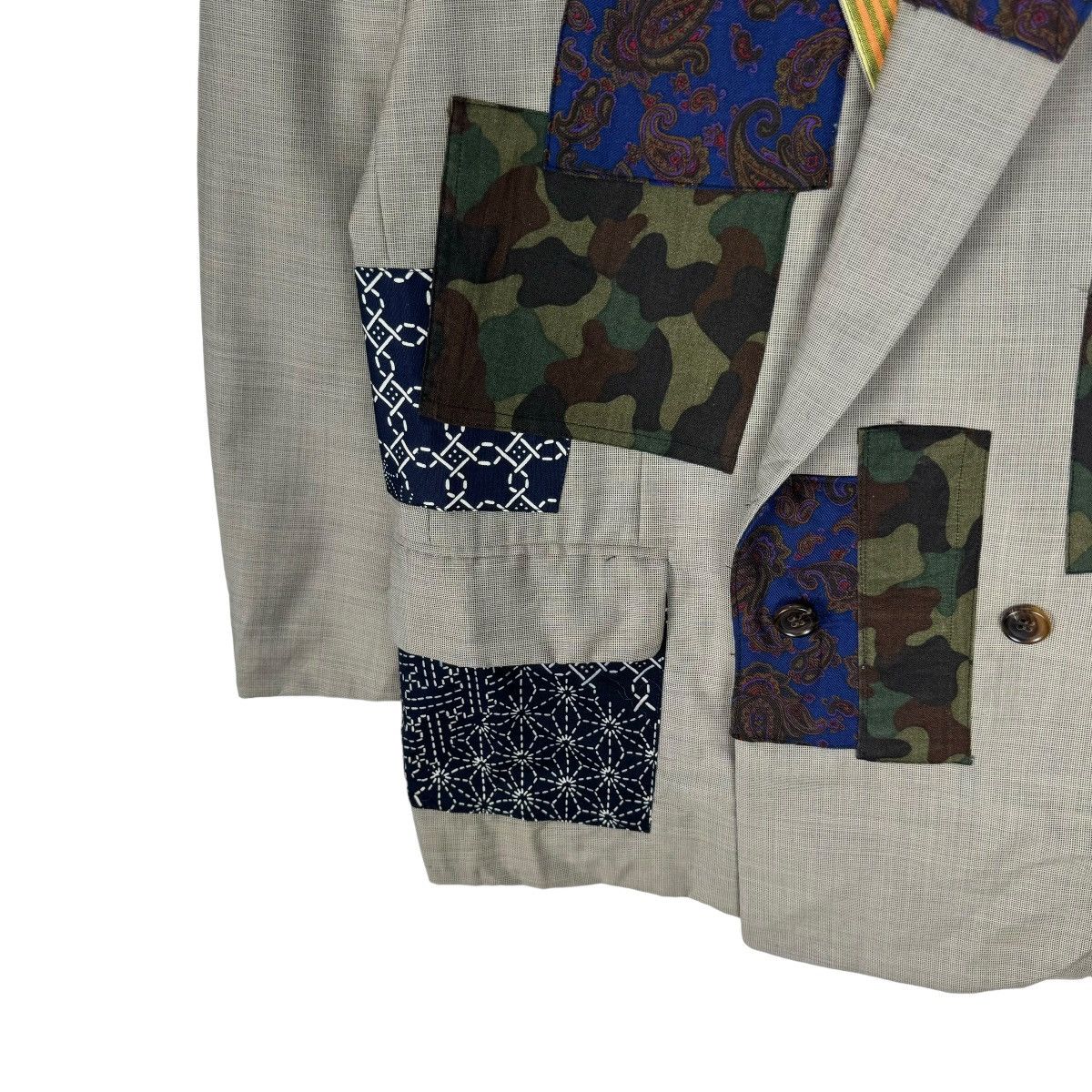 Comme des Garcons ☀️CDG HOMME DEUX FW1992 PATCHWORK BLAZER LIKE JUNYA WATANABE Size US S / EU 44-46 / 1 - 7 Thumbnail