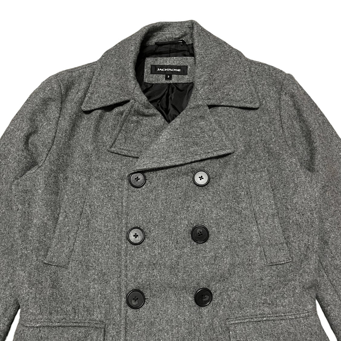 JACKROSE Jack Rose Wool Peacoat Double Breasted Size US M / EU 48-50 / 2 - 2 Thumbnail
