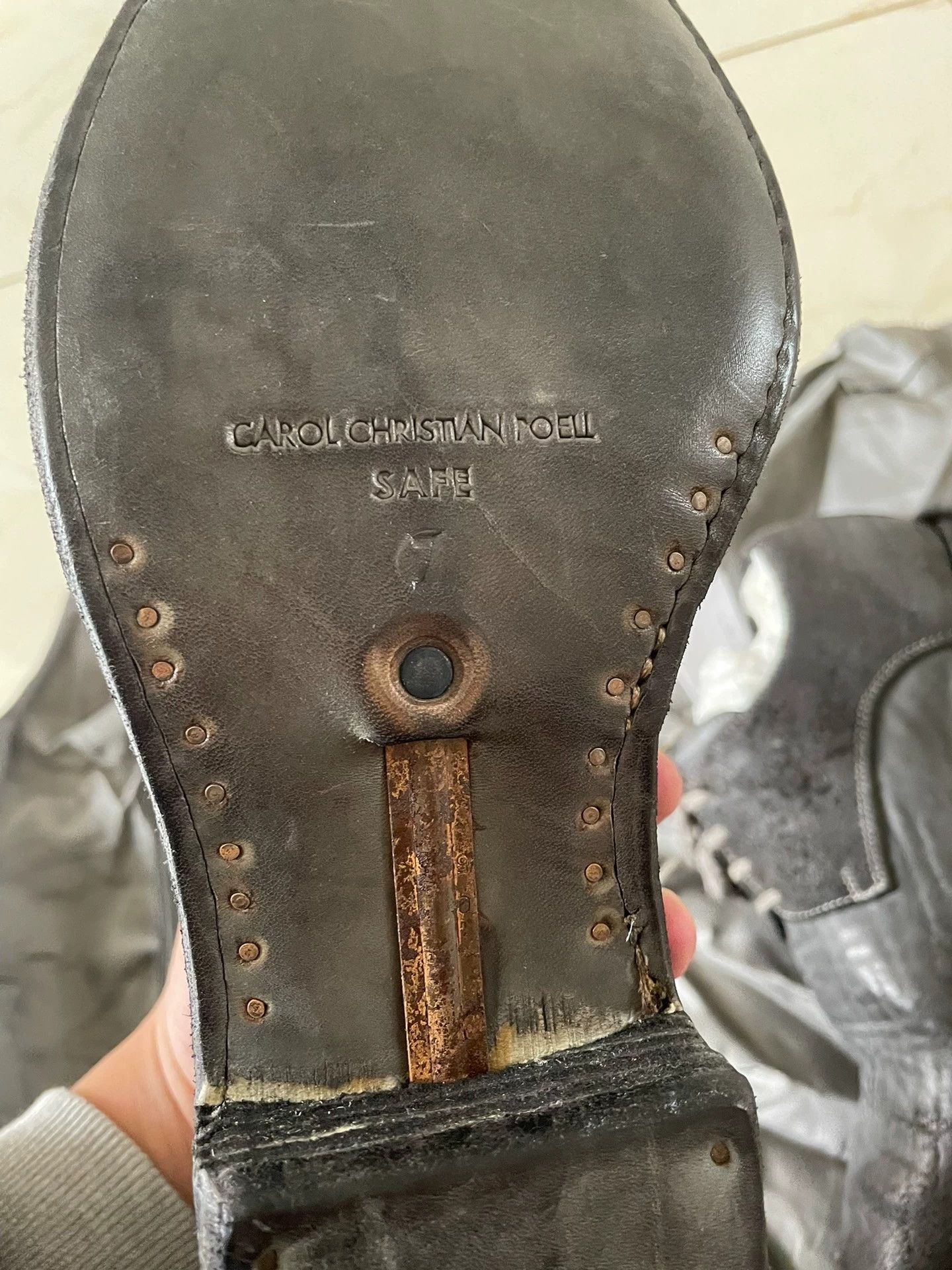 Carol Christian Poell CCP Cubs 19 Distressed Horsehide Derby US7 (Nike42) Size US 7 / EU 40 - 2 Thumbnail