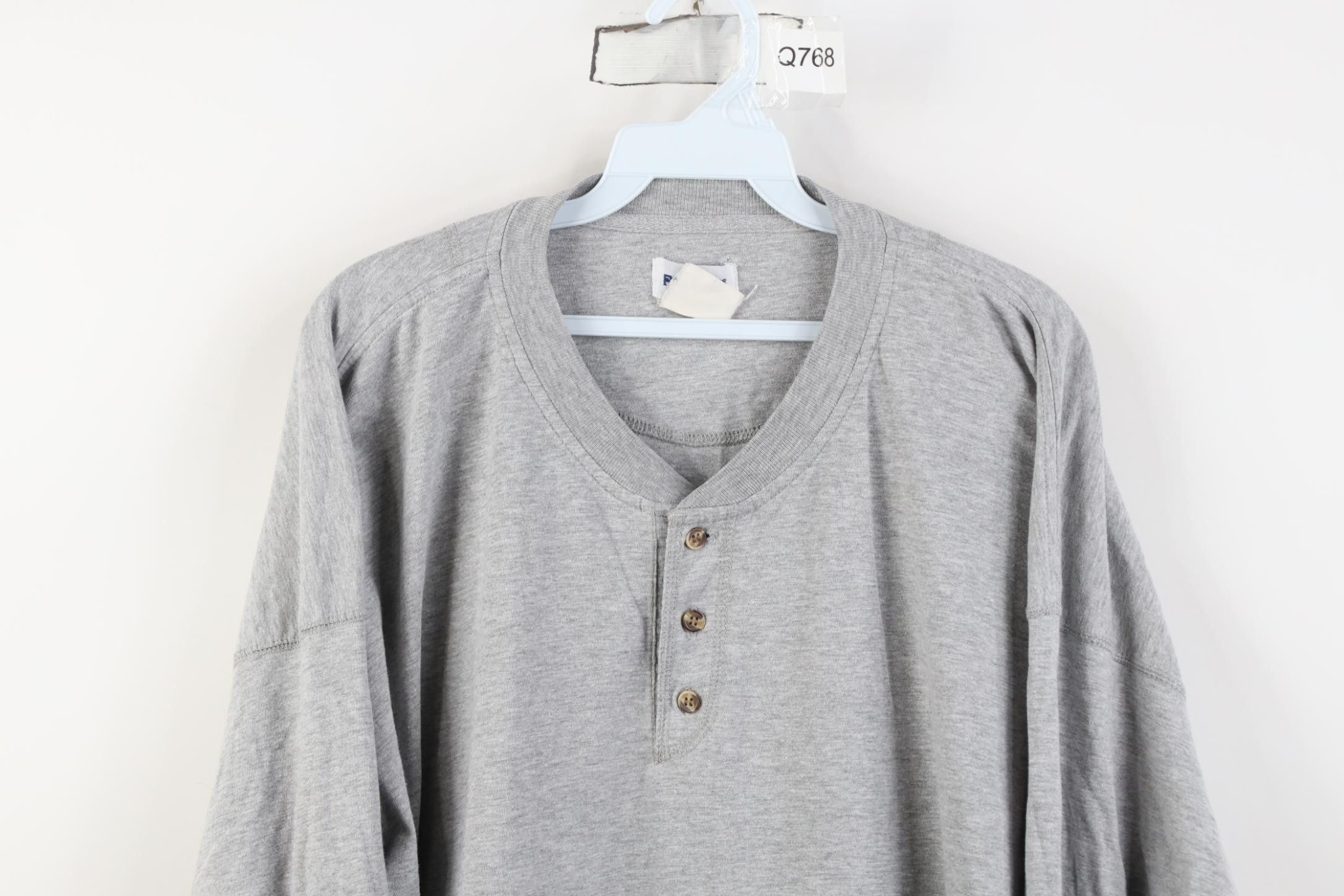 Vintage Vintage 90s Streetwear Heavyweight Long Sleeve T-Shirt Size US XXL / EU 58 / 5 - 2 Thumbnail