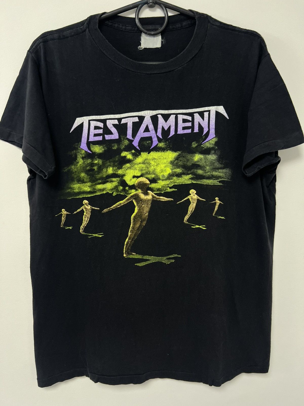 Band Tees Vintage Testament Practice What you Preach 1990 Tour sz M Size US M / EU 48-50 / 2 - 8 Thumbnail
