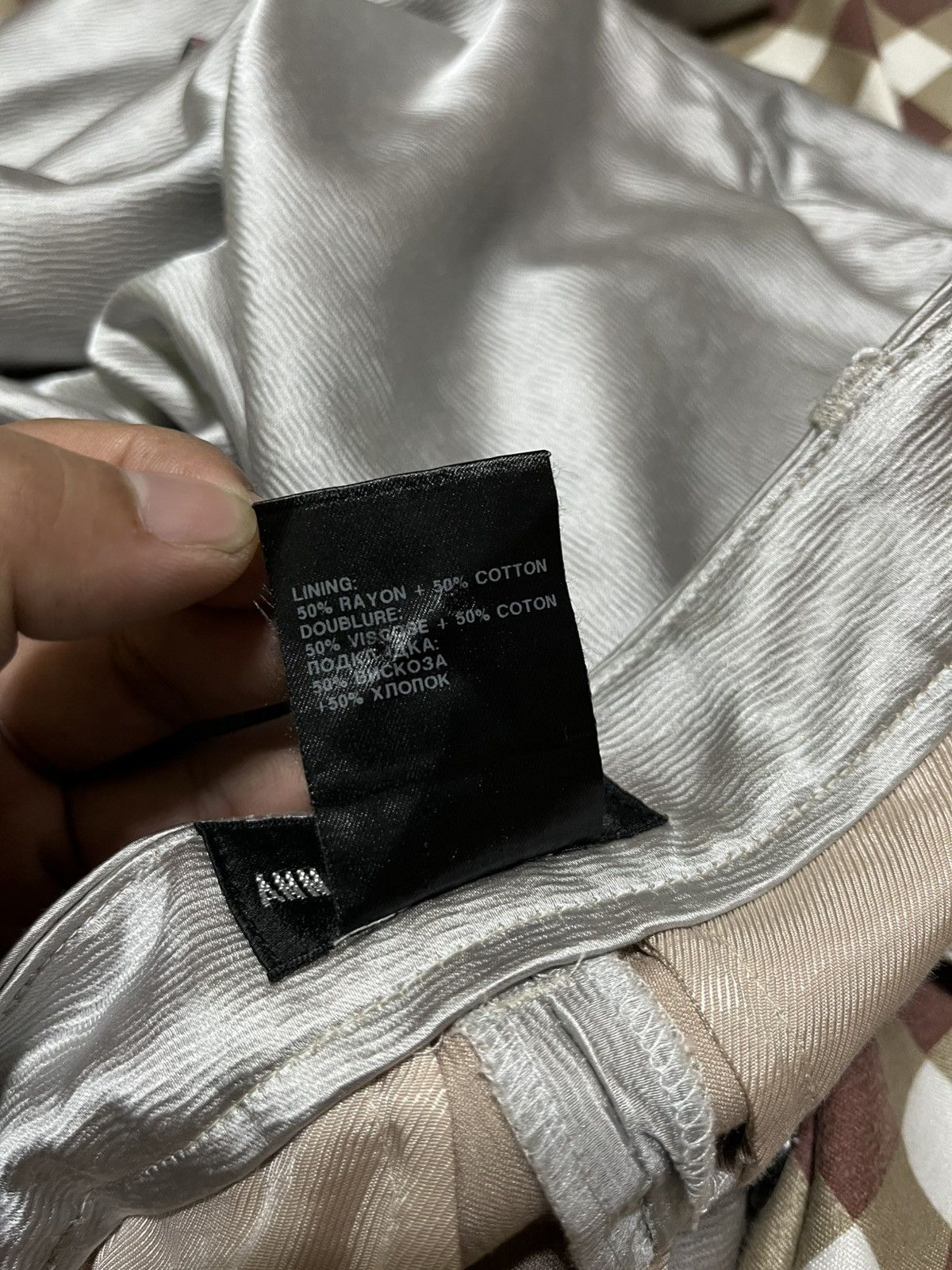 Ann Demeulemeester ANN DEMEULEMEESTER SILK HELM TROUSER Size 29" - 8 Thumbnail