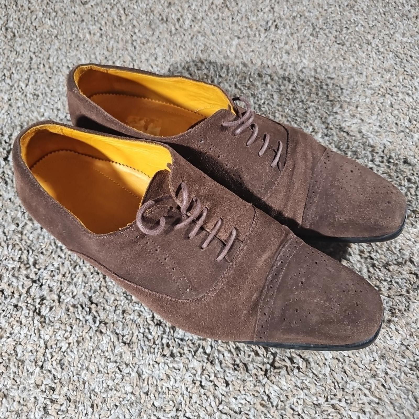 Other Undandy Genuine Leather Brown Wingtip Shoes Sz 46 Size US 9 / EU 42 - 1 Thumbnail