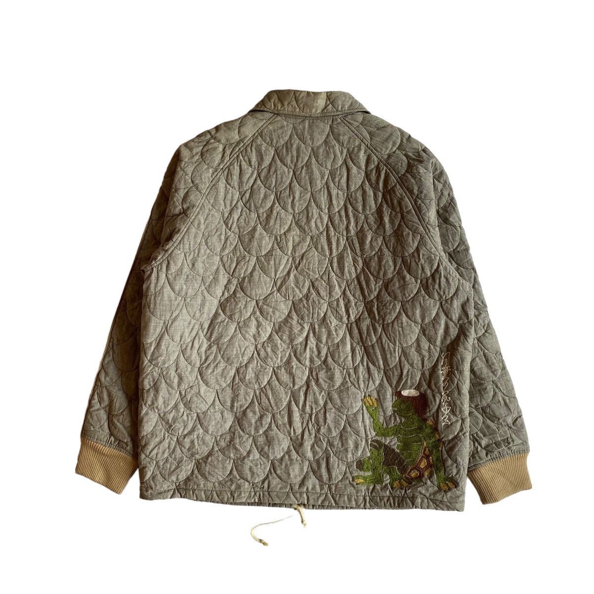 Freewheelers × Japanese Brand × Pherrow's Pherrows Quilted Embroidery Chains Stitch Jacket Size US M / EU 48-50 / 2 - 2 Thumbnail