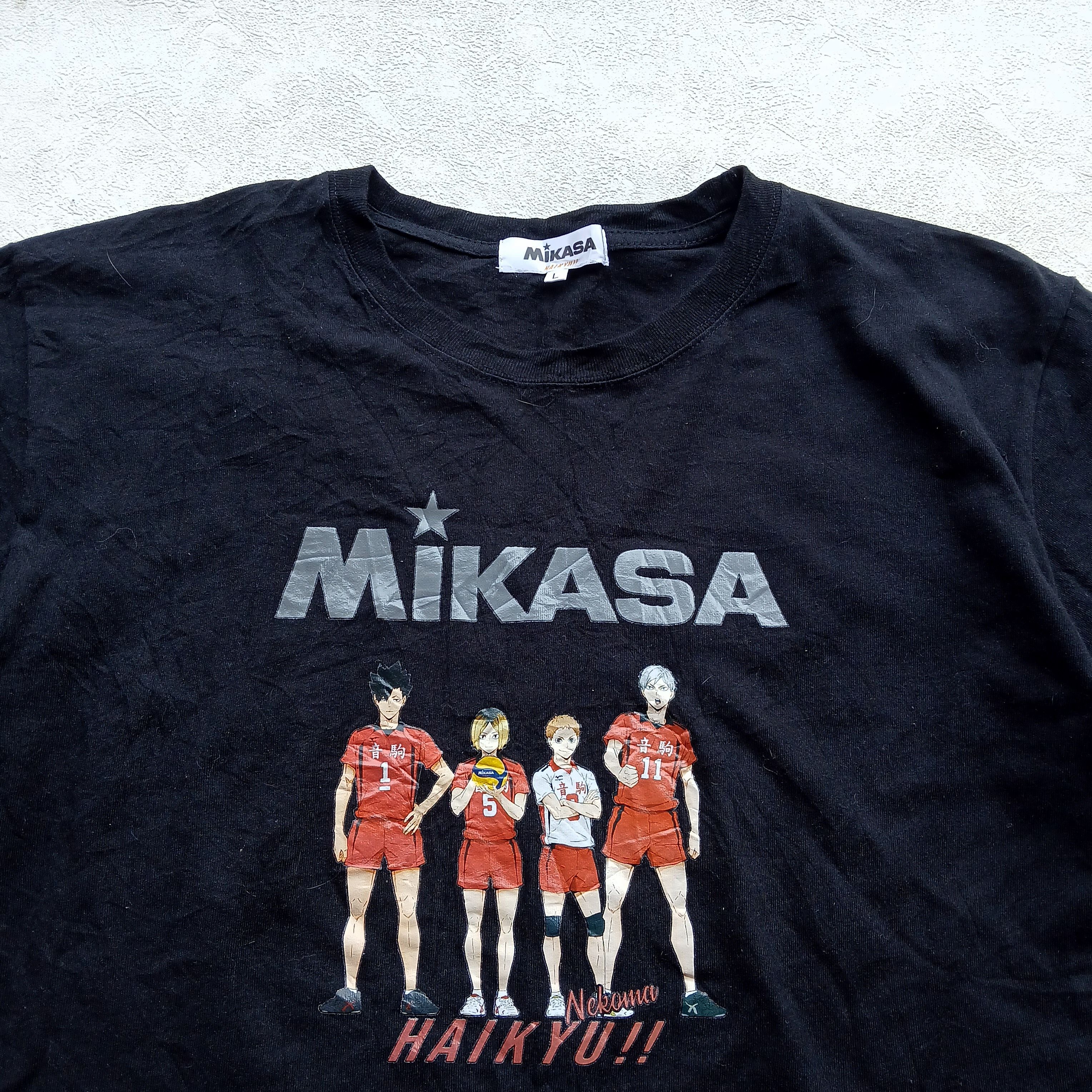 Anime Haikyu nekoma x mikasa offiicial anime tee Size US L / EU 52-54 / 3 - 3 Thumbnail