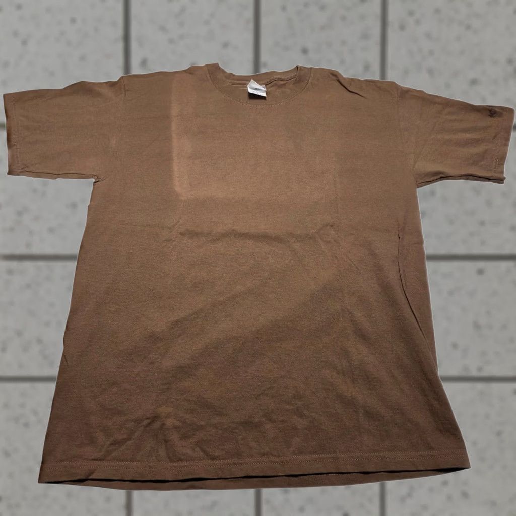 Gildan VINTAGE Kahve Arabic Coffee Promo T-Shirt 90's Size Large Men’s Brown Shirt Mens 90s Coffee Brown Sun faded front Size US L / EU 52-54 / 3 - 1 Thumbnail